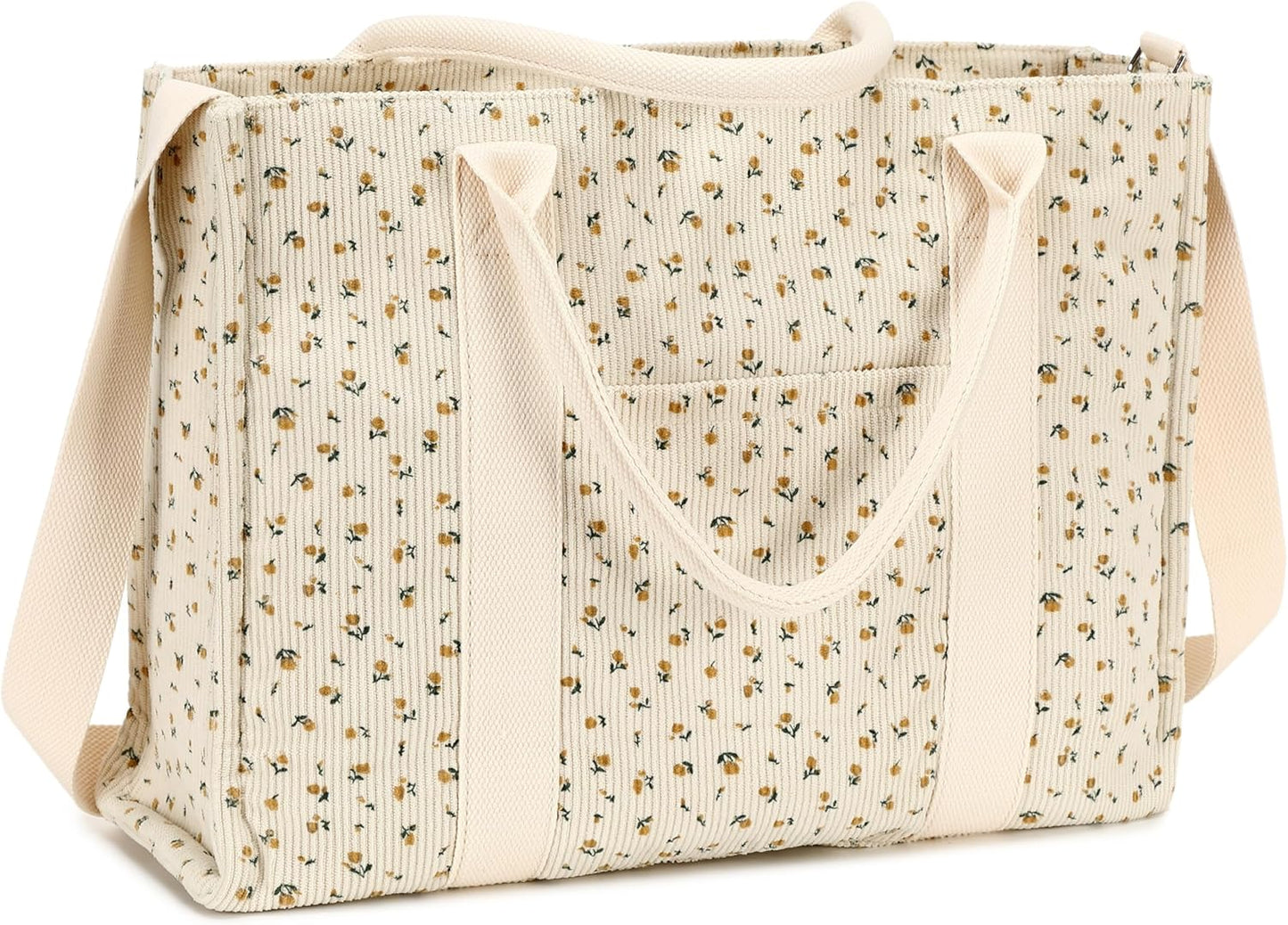 Laptop Tote Bag for Women Work 15.6 inch Canvas Shoulder Bags