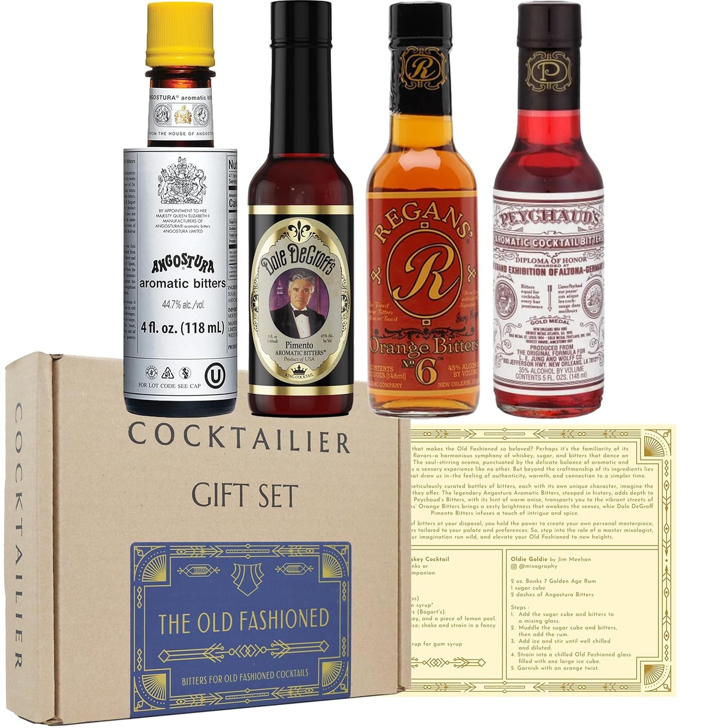 Premium Whiskey Bitters Gift Set | Aromatic Sampler Pack