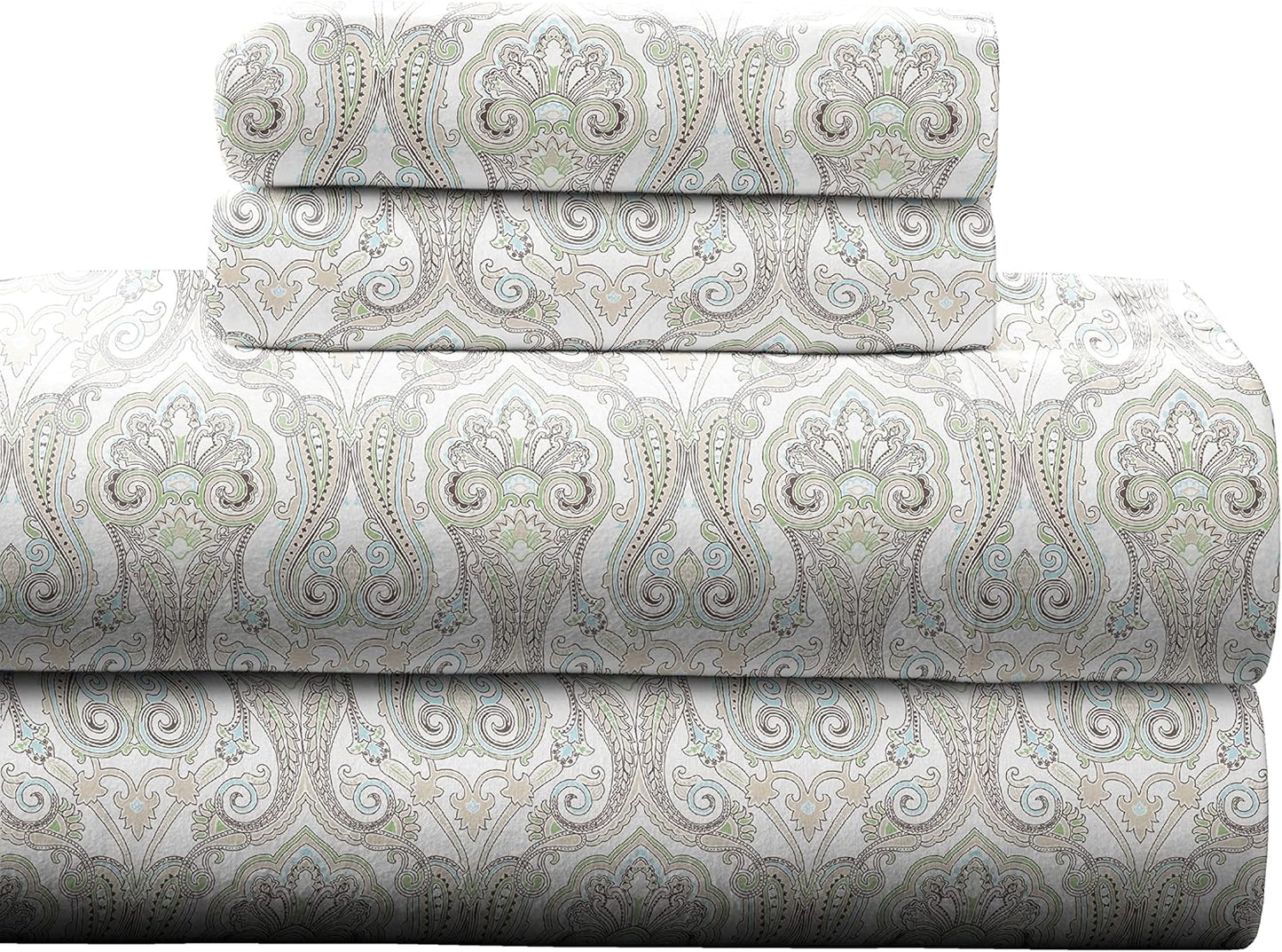 Pointehaven Flannel 170 GSM Sheet Set for Cozy Comfort
