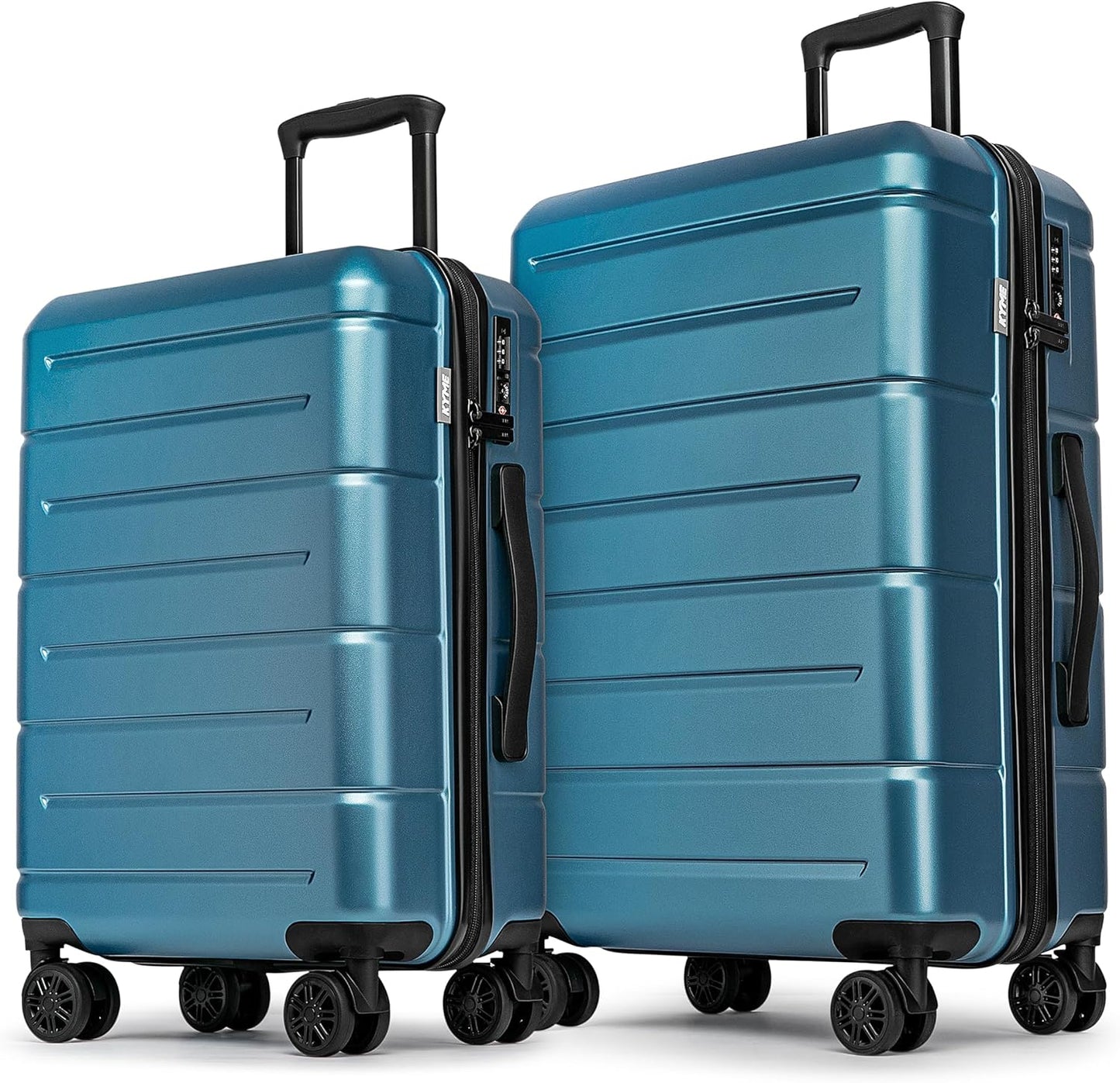 KYME Luggage Sets 2 Piece Hardshell Suitcase Set for Travel