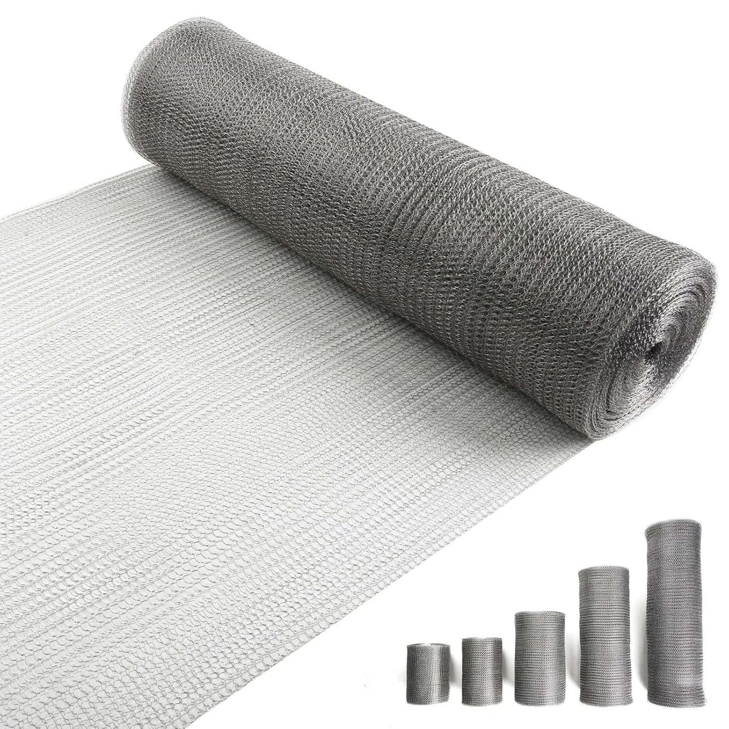 16 in X 50 ft Stainless Steel Mesh for Garden and DIY Projects