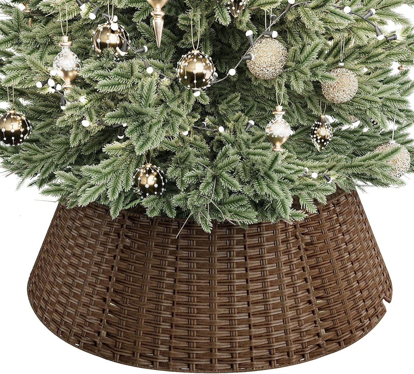 33 Inch Christmas Tree Collar for Elegant Holiday Decor