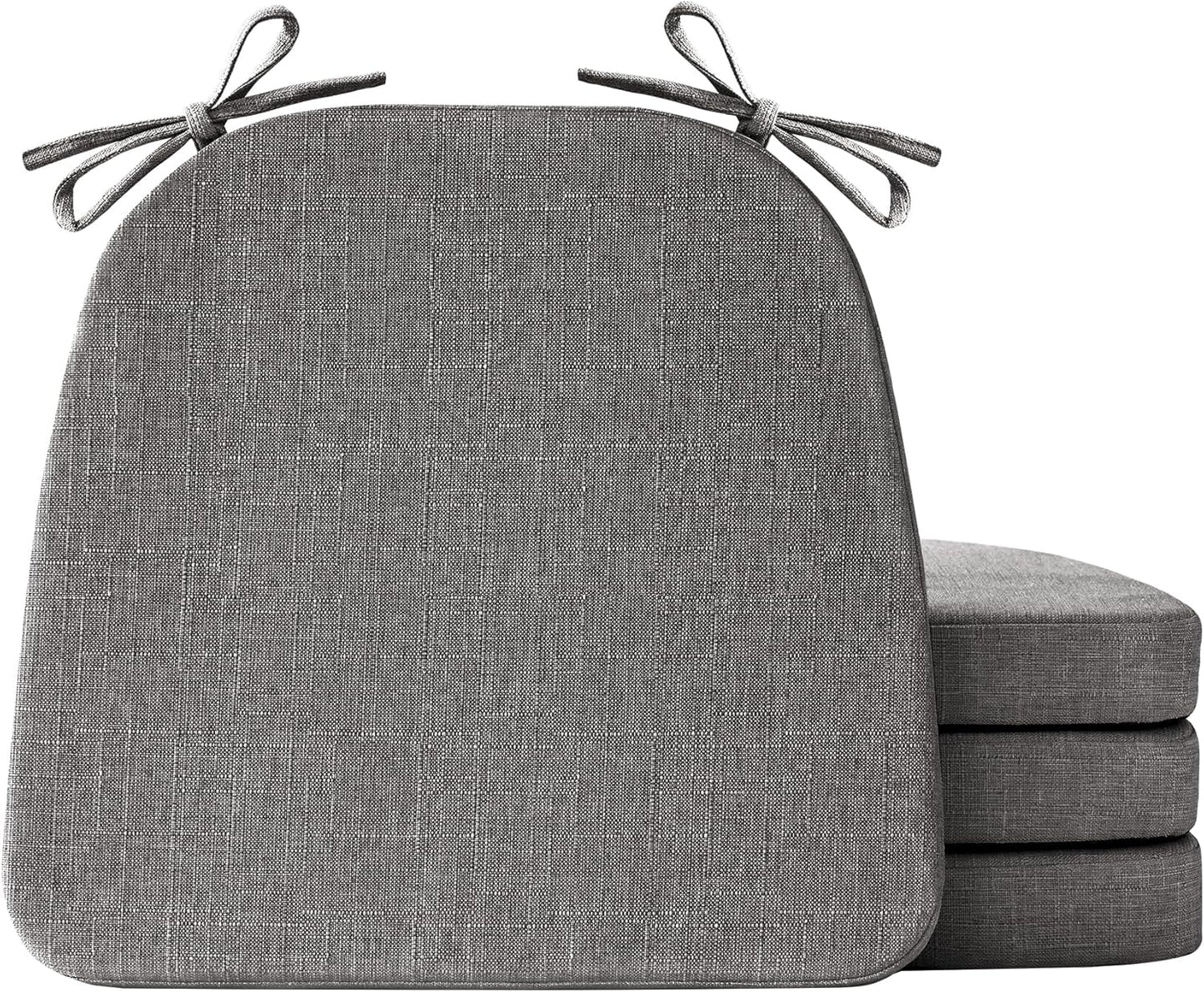 Chair Cushions for Dining Chairs Set of 4, Non Slip Kitchen Pads