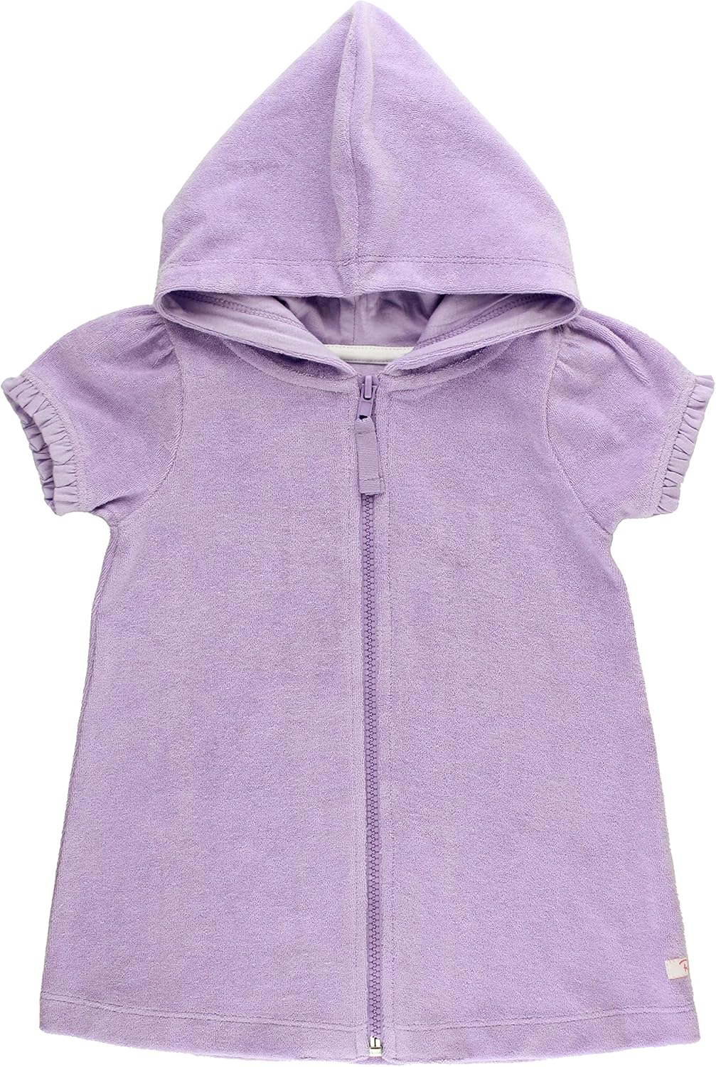 RuffleButts Girls Terry Knit Full-Zip Swim Cover-Up Dress Review