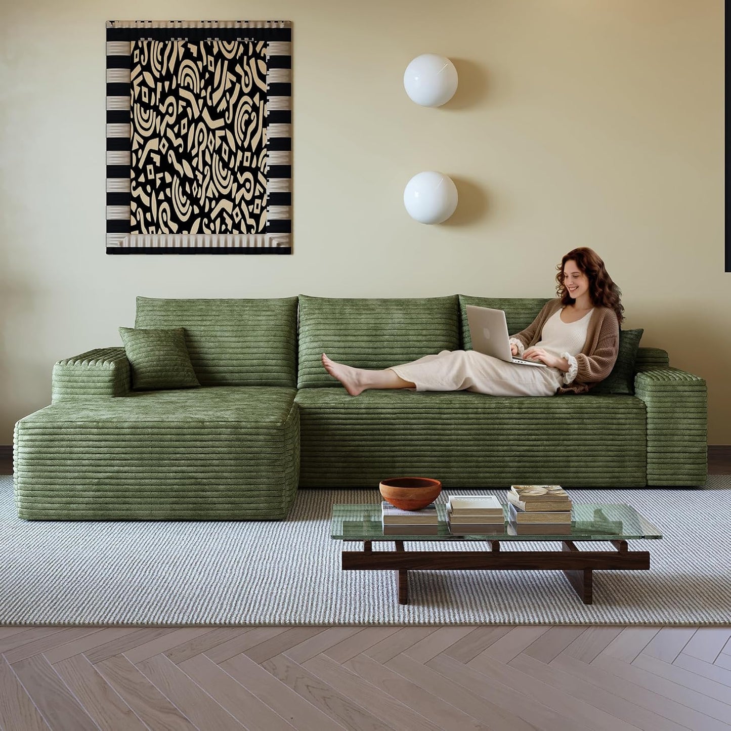 108 Sectional Couches for Living Room Modern Modular Sofa