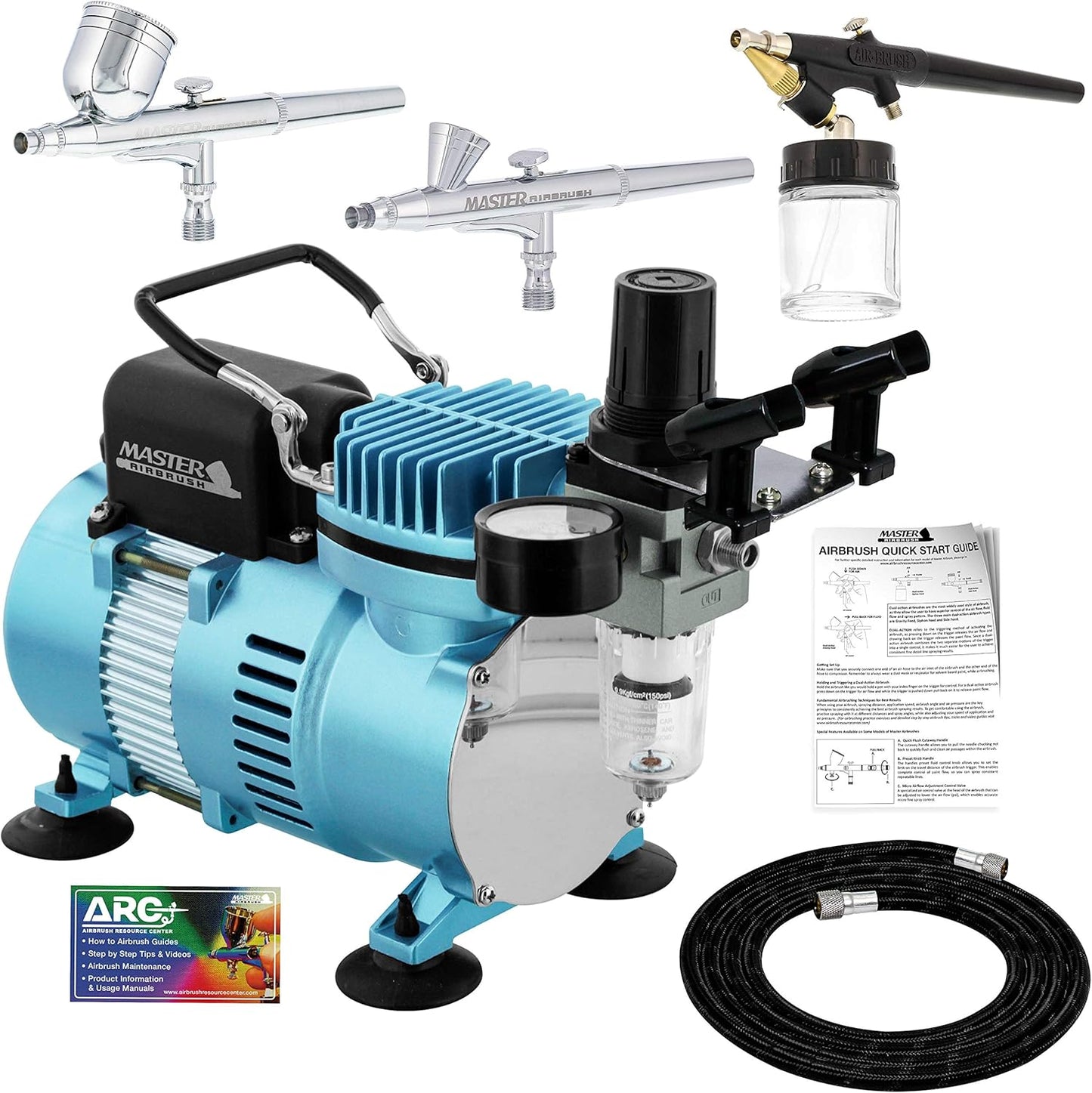 Professional Airbrush System: 3 Sets Included!