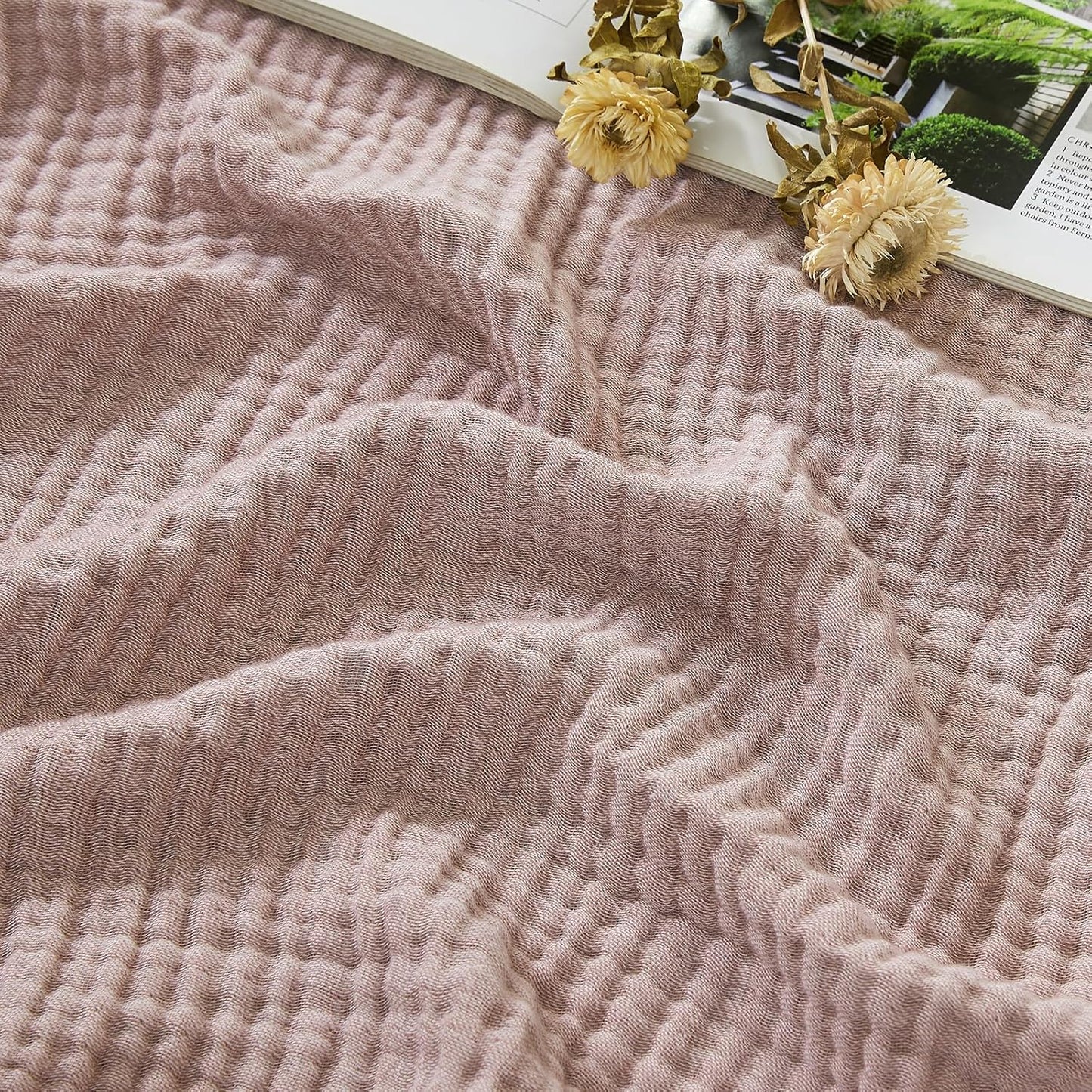 EMME Cotton Muslin Twin XL Blanket for Comfortable Sleep
