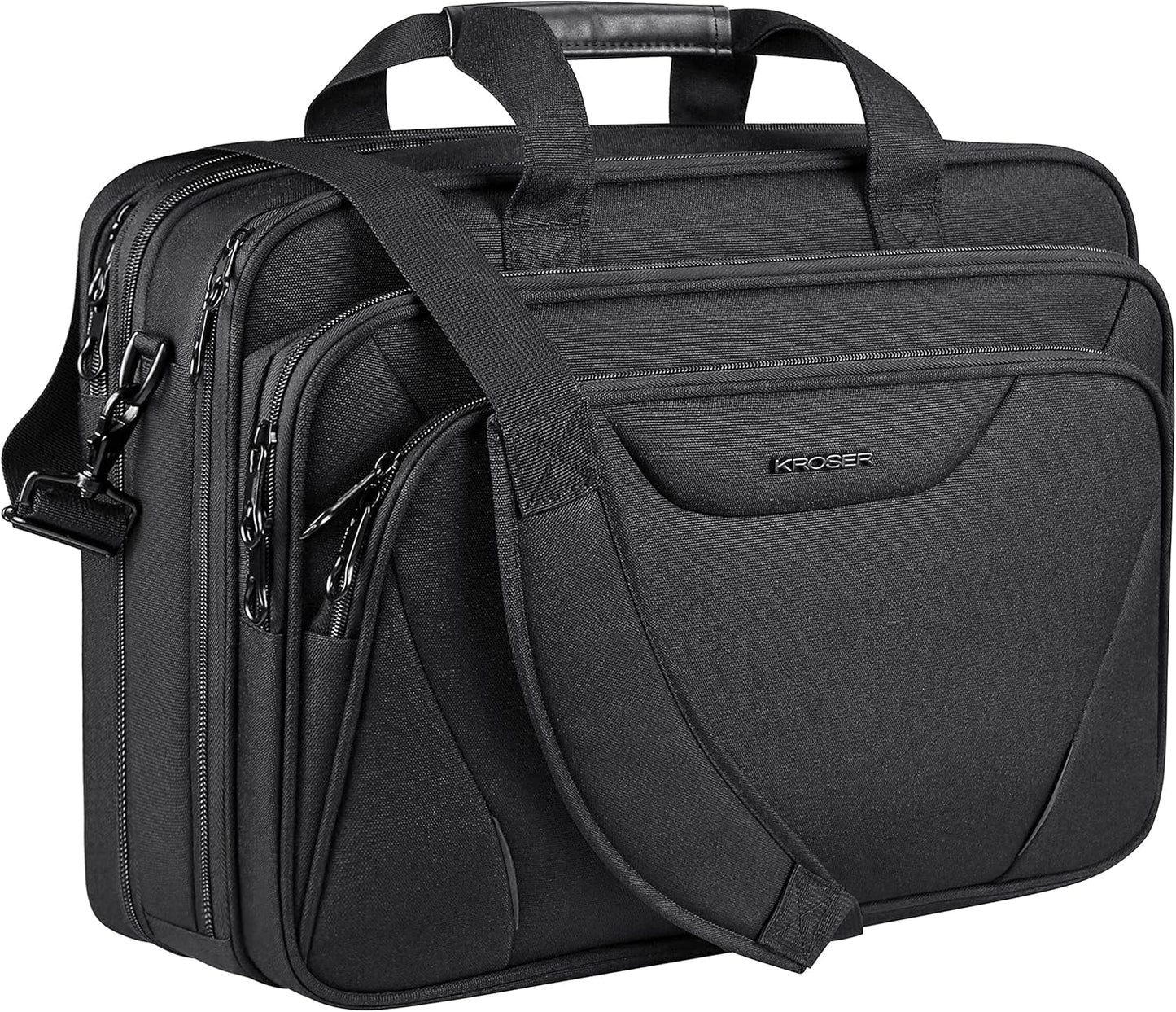 KROSER Laptop Bag Premium Briefcase for 17.3 Inch Laptops