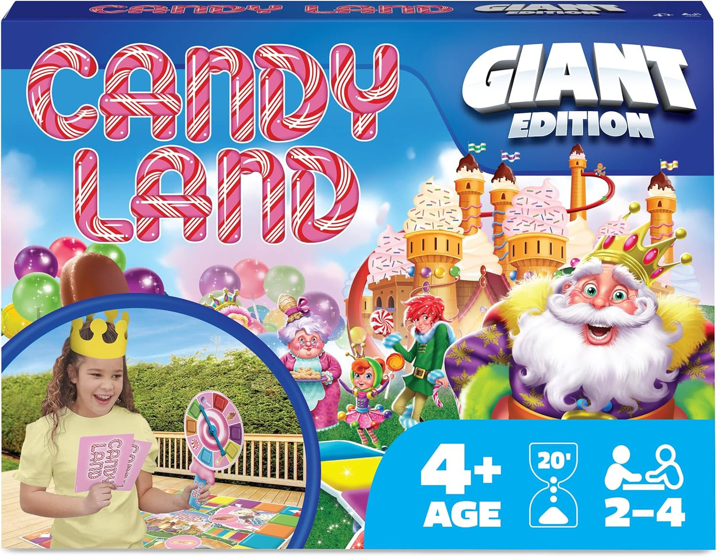 Candy Land Giant Edition Game for Family Fun and Kids Play