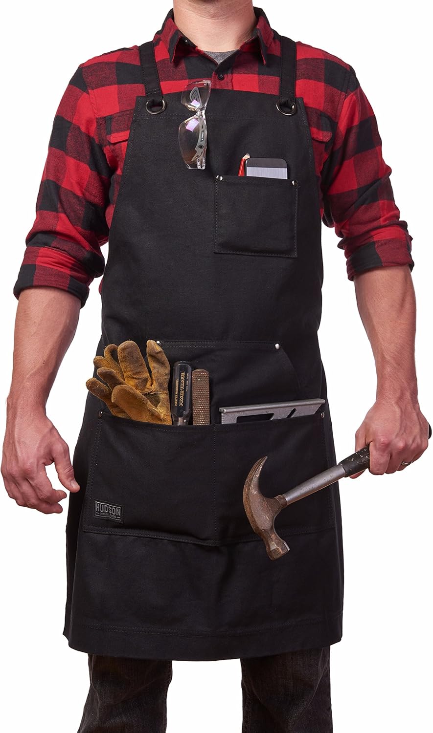 Heavy Duty Waxed Canvas Apron for Men and Women - Adjustable