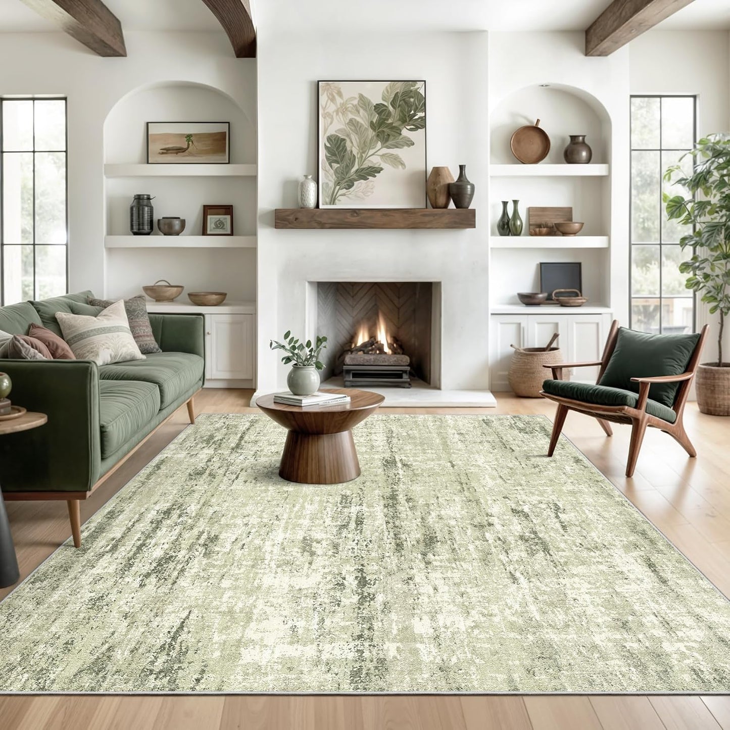 Valenrug Washable Rug - Stain Resistant Area Rugs for Home