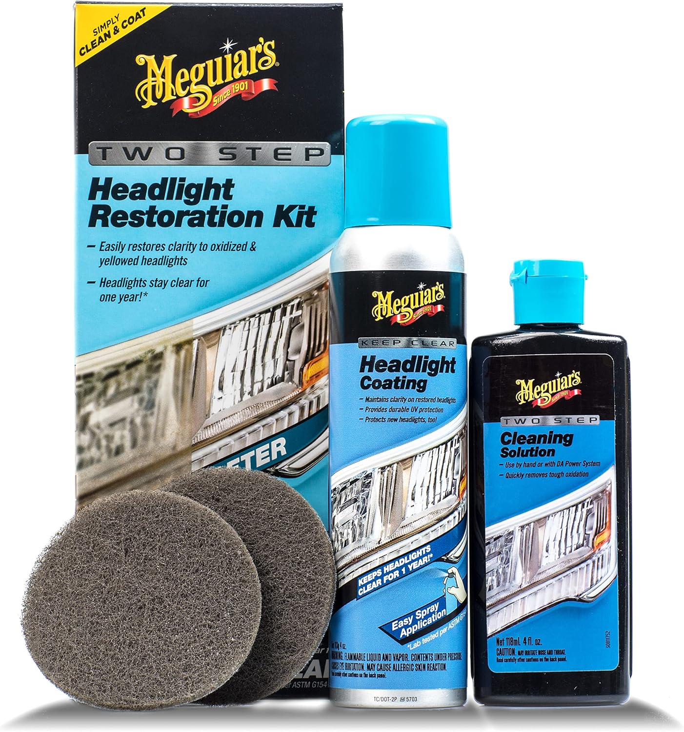2-Step Headlight Kit: Clear, Protect, Shine!
