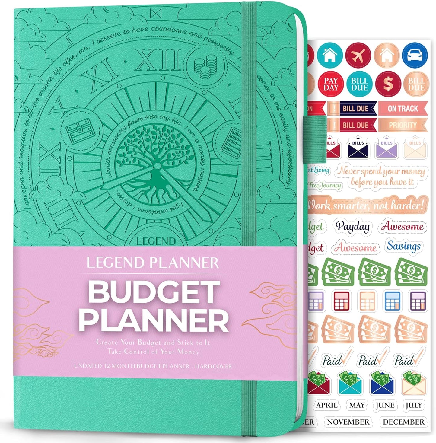 Legend Budget Planner - Mint Green - Household Budgeting