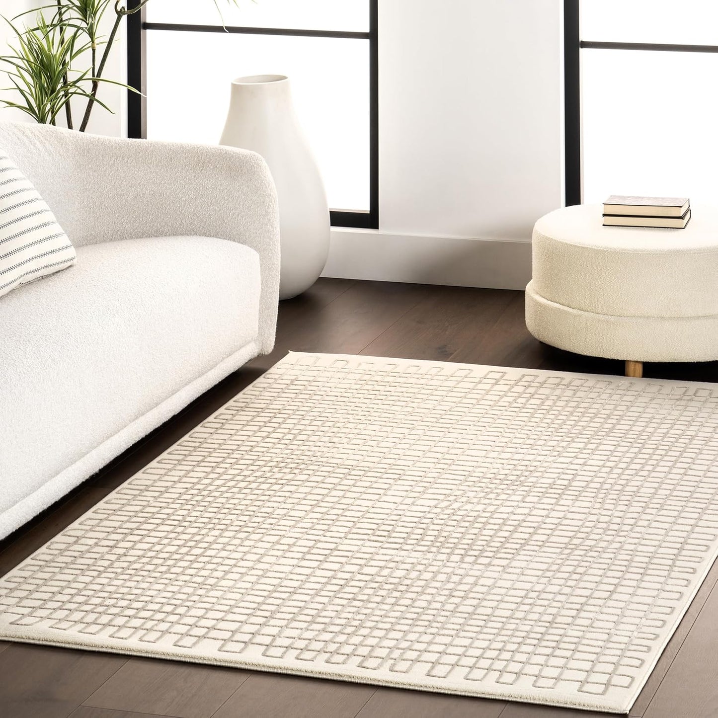 nuLOOM 8ft x 10ft Indoor Area Rug - Stylish, Machine Washable Design