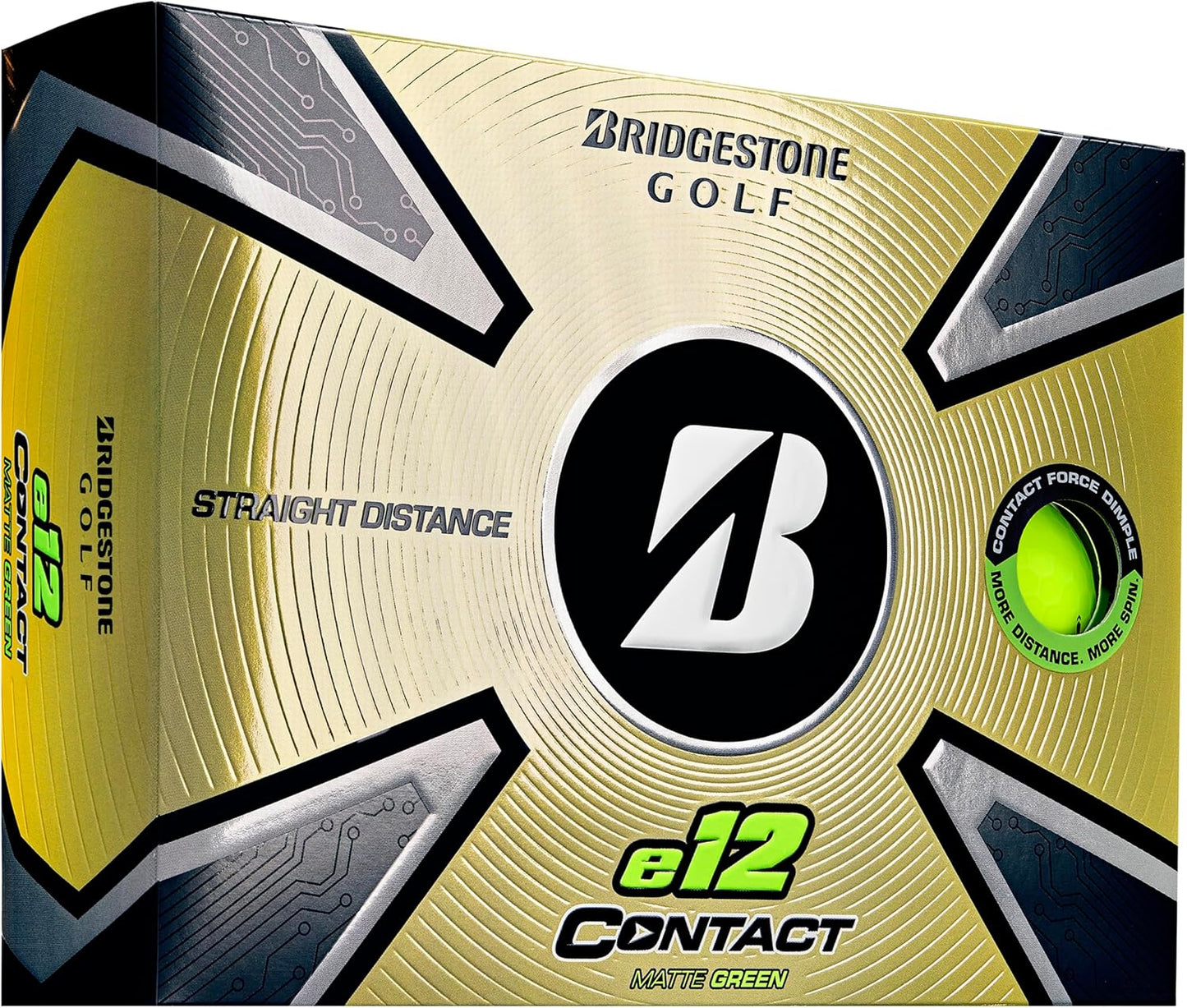 Bridgestone e12 Contact Golf Balls - Enhanced Accuracy