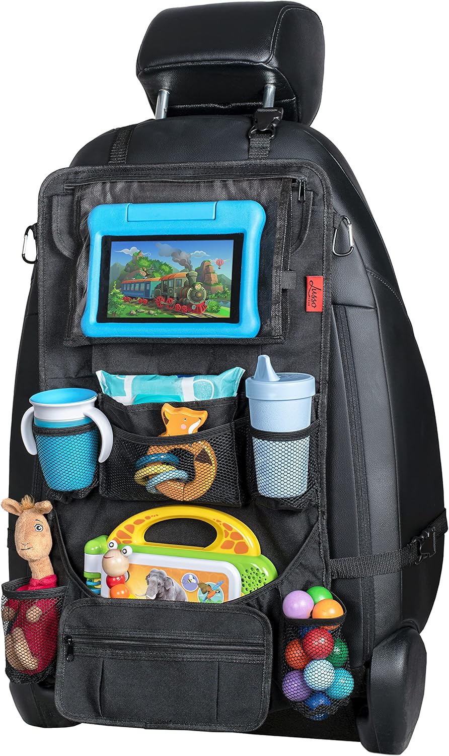 Lusso Gear Heavy Duty Car Organizer: Sag-Proof, iPad Protection