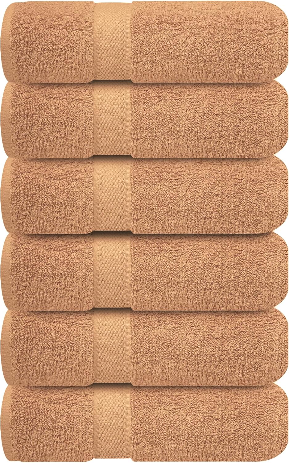Luxury 100% Ring-Spun Cotton Hand Towels for Bathroom Use