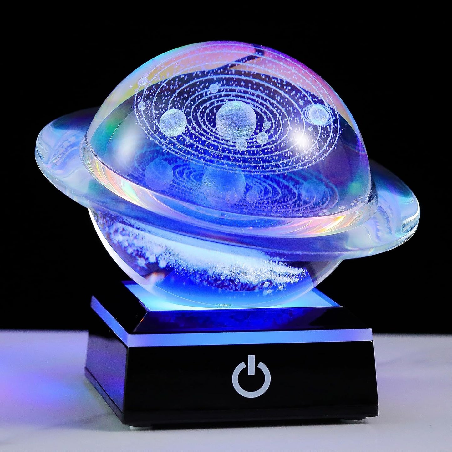 3d Solar System Model Galaxy Crystal Ball for Unique Gifts