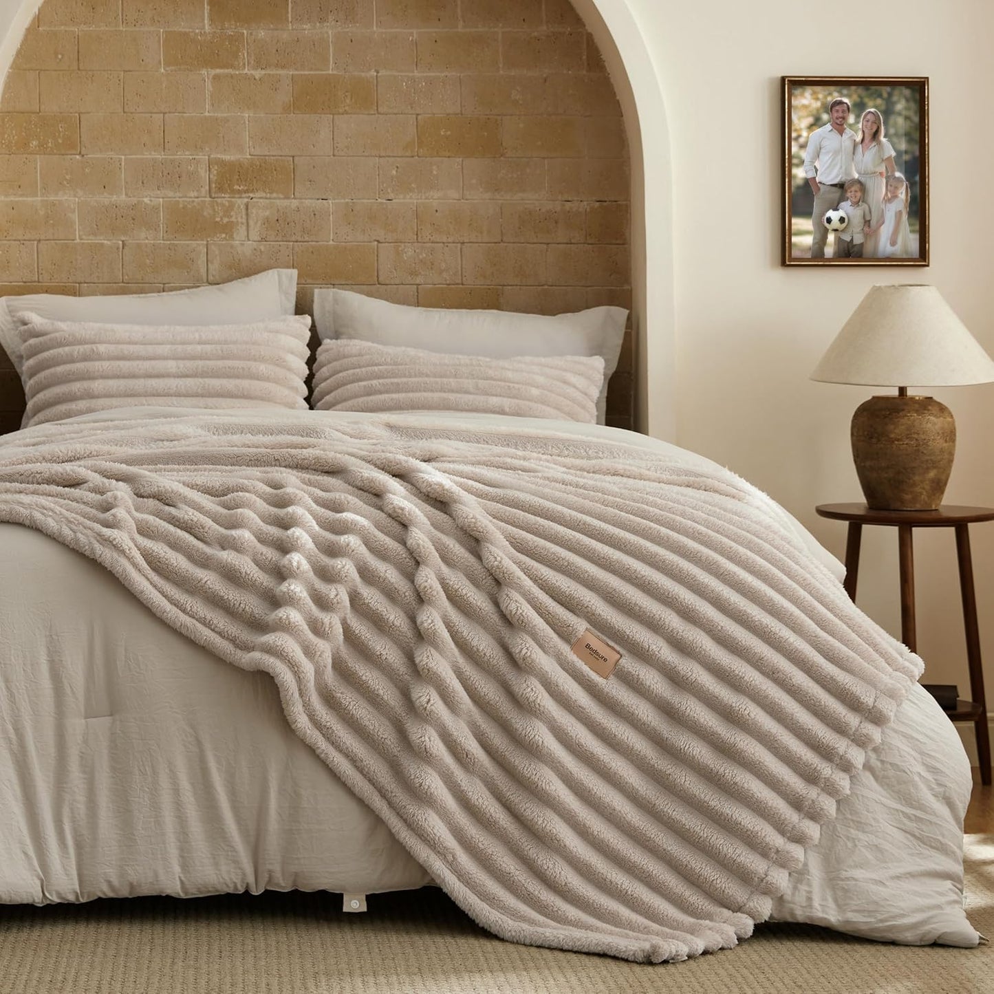 Bedsure Gentlesoft 2-in-1 Queen Comforter Set for All Seasons