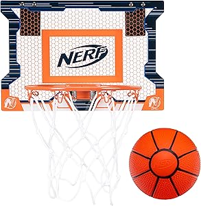NERF Basketball Hoop Set - Pro Mini Hoop for Dunking Fun