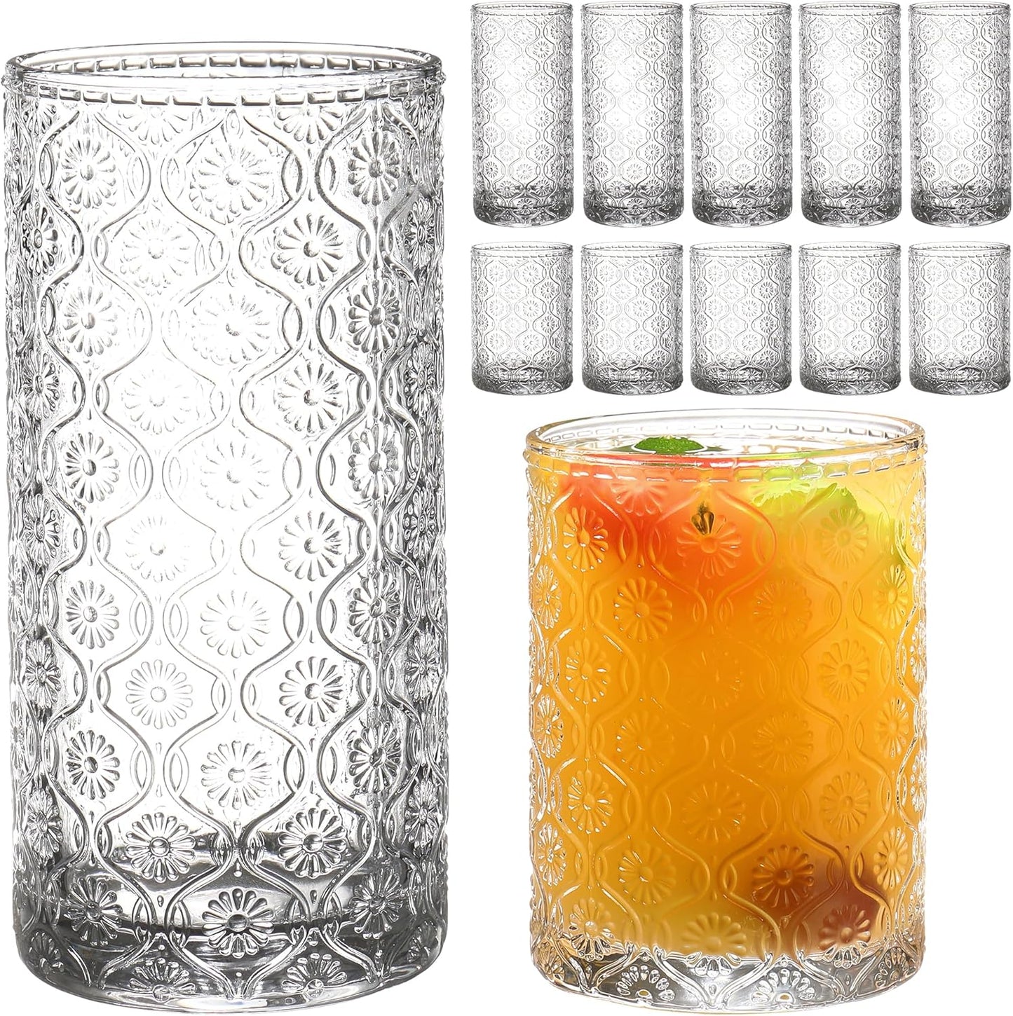 Clear Drinking Glasses Set of 12 for Every Occasion and Style