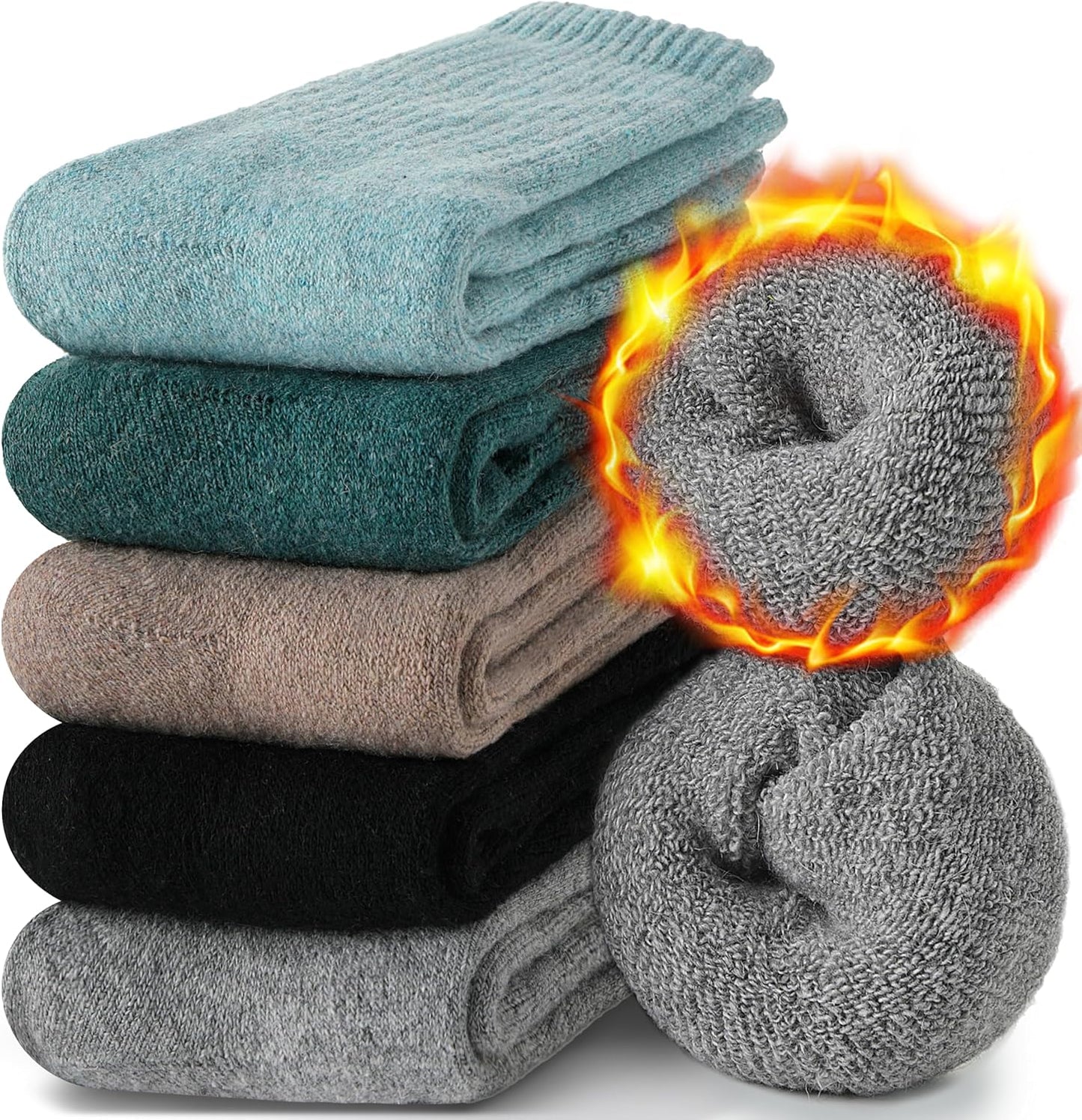 Cozy Cabin Crew Socks - Winter Warmth