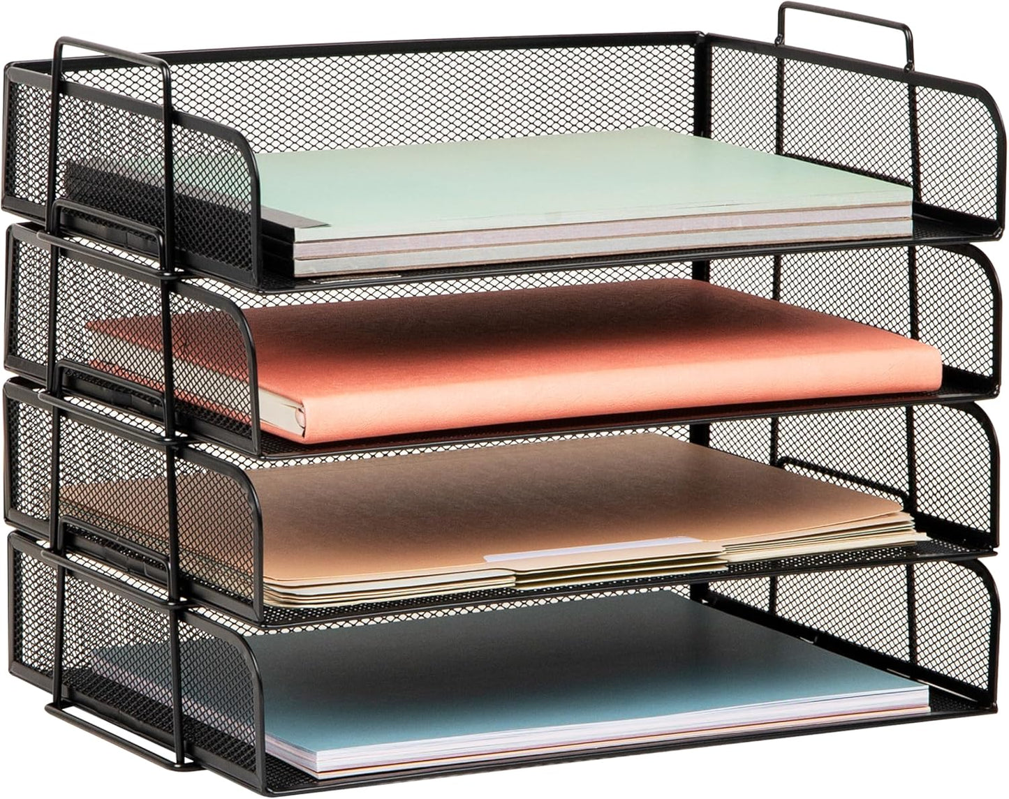Mind Reader Stackable Paper Tray for Office Organization Needs