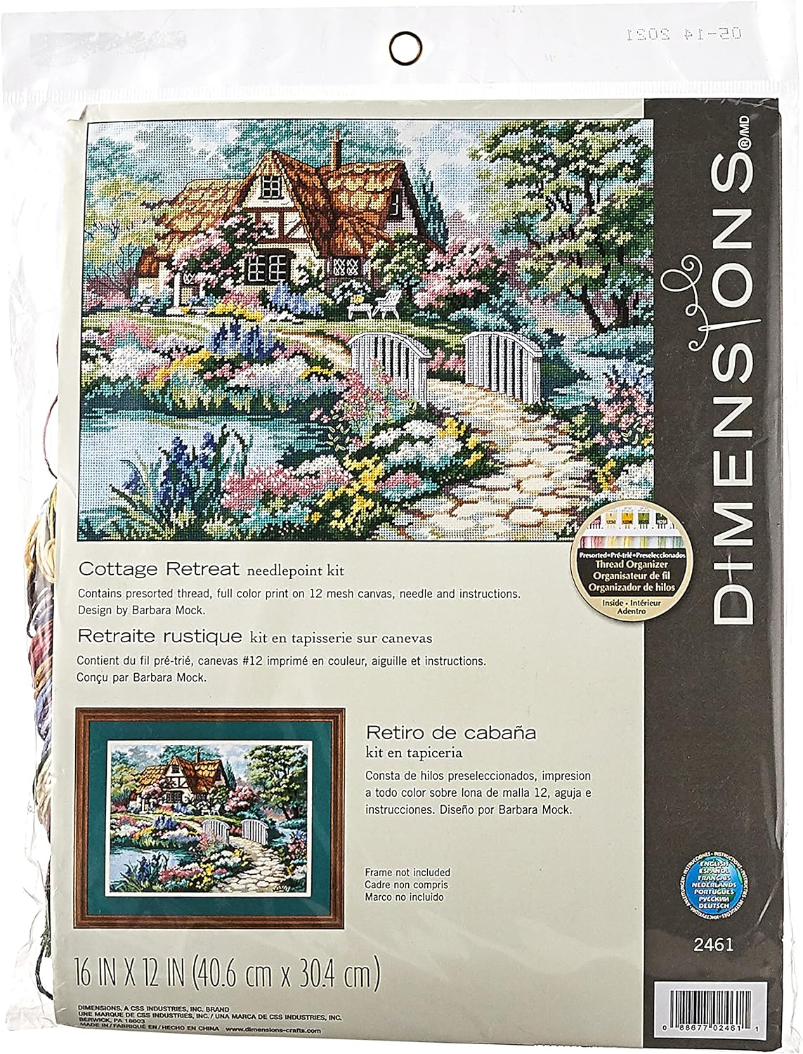 Cottage Retreat Needlepoint Kit for Stunning Home Decor