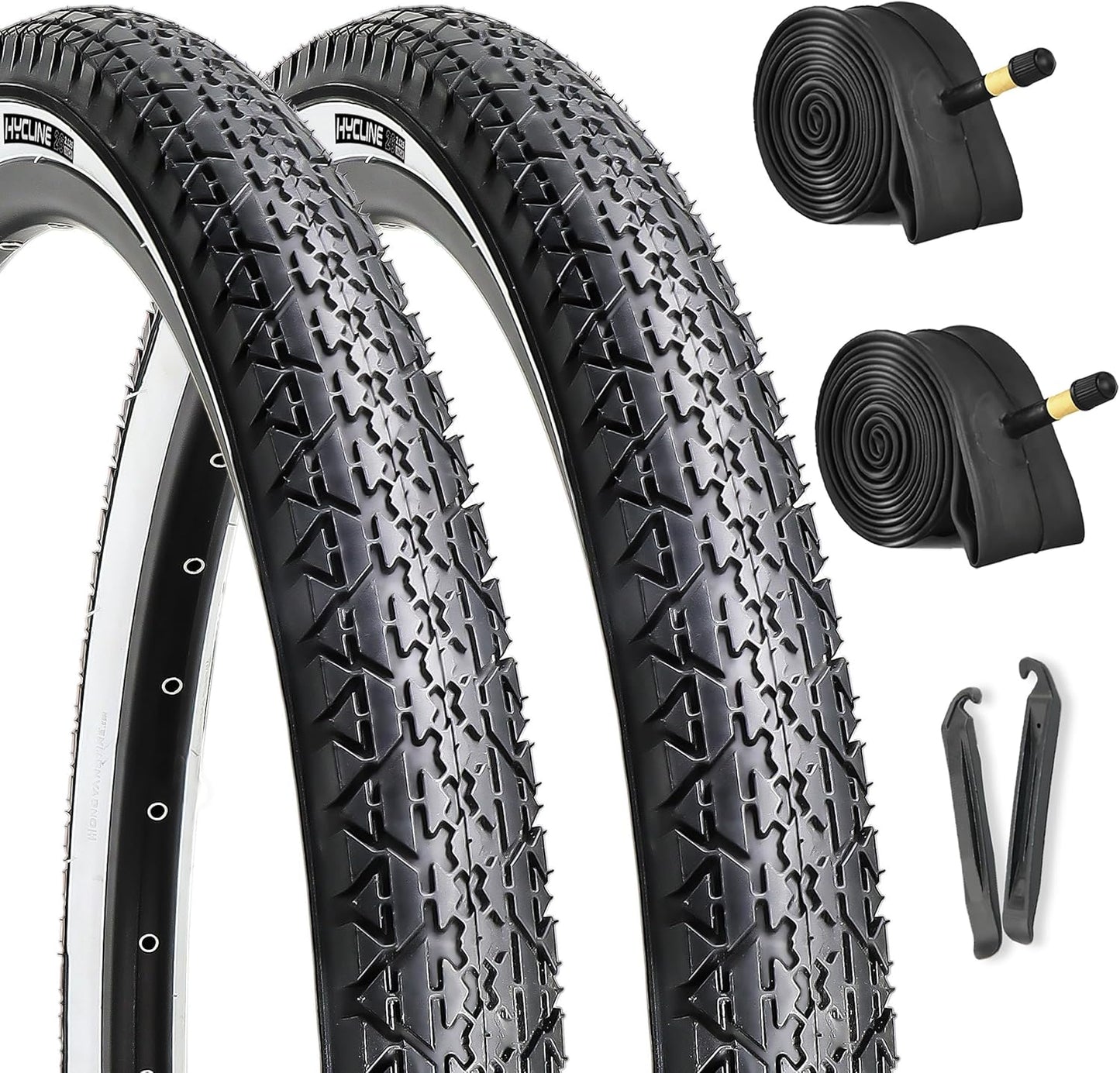 Hycline 26x2.125 Cruiser Bike Tires Set for Urban Commuting