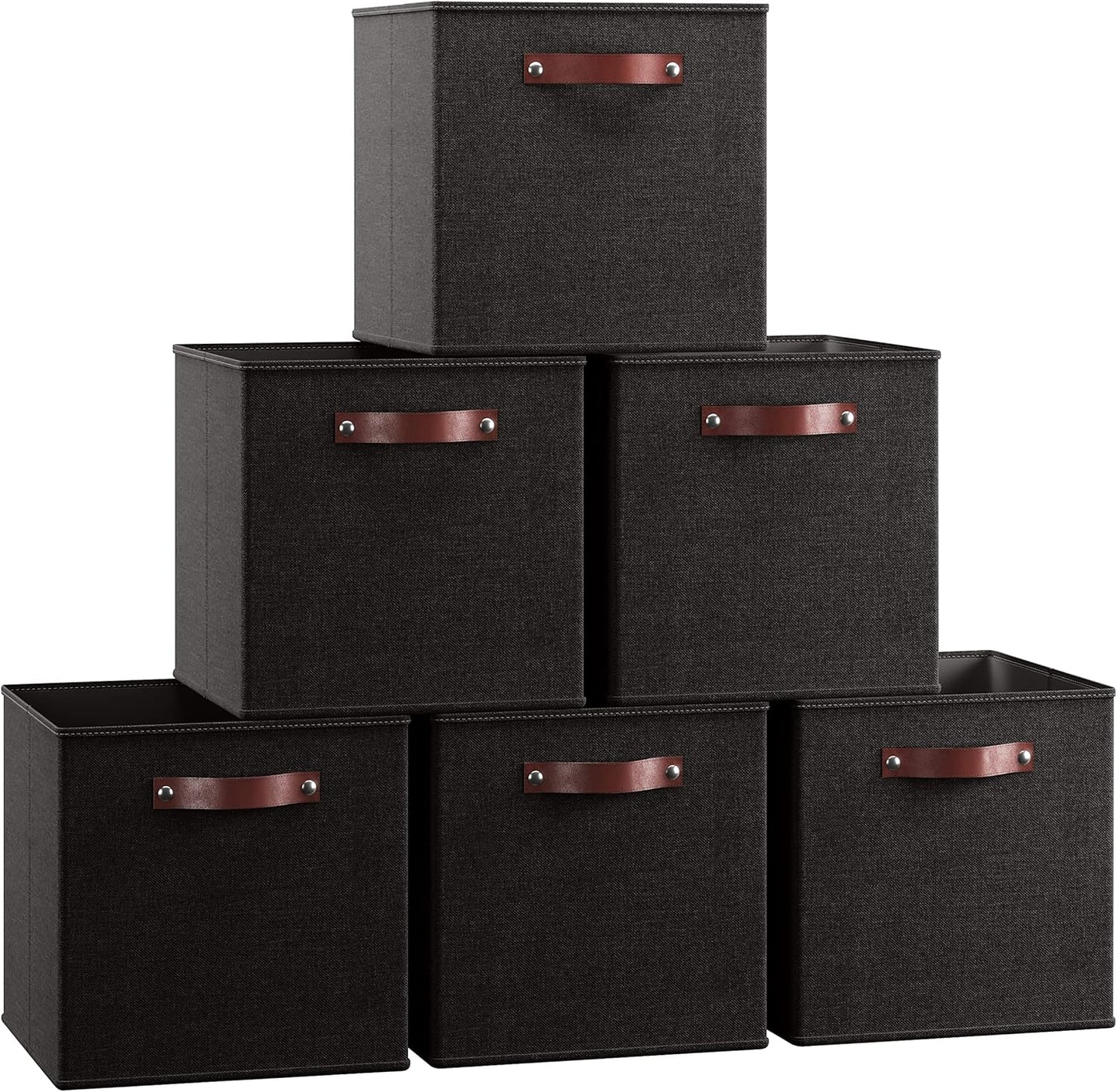 Ornavo Home 13 x 13 Storage Cube Bins for Organized Living