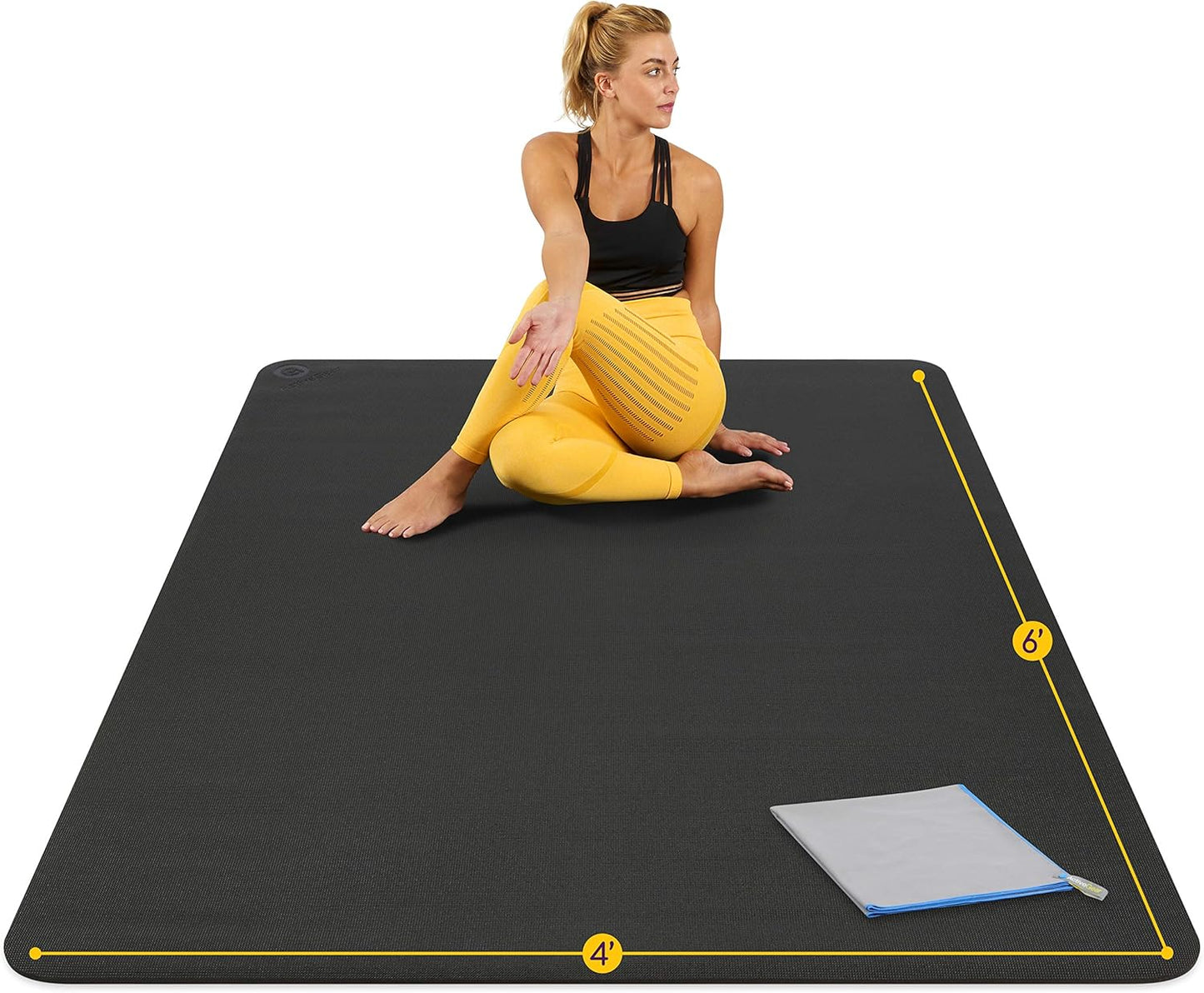 Extra Thick Eco-Friendly Yoga Mat by ActiveGear