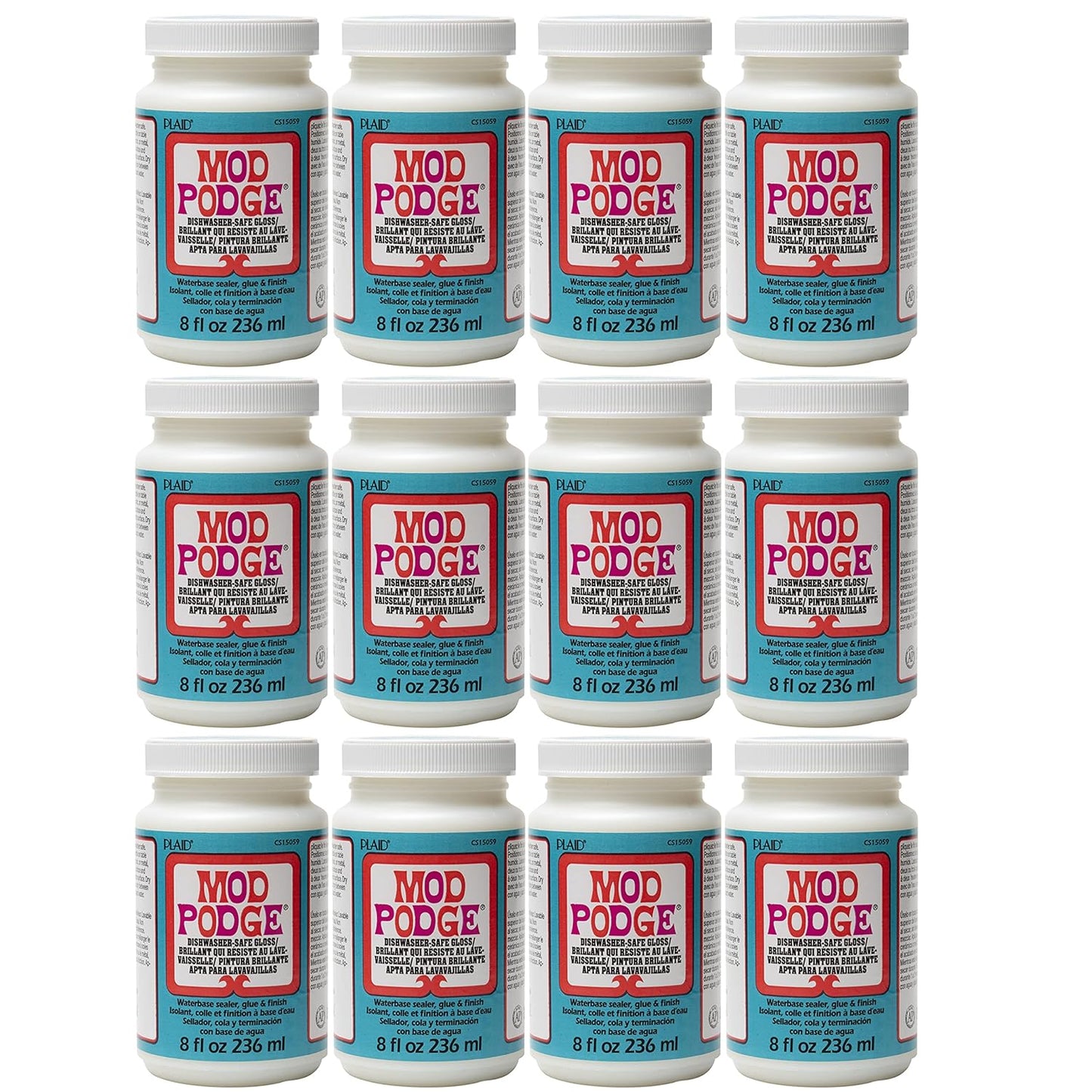 Mod Podge Dishwasher Safe Sealer for Decoupage Projects - 8 fl oz