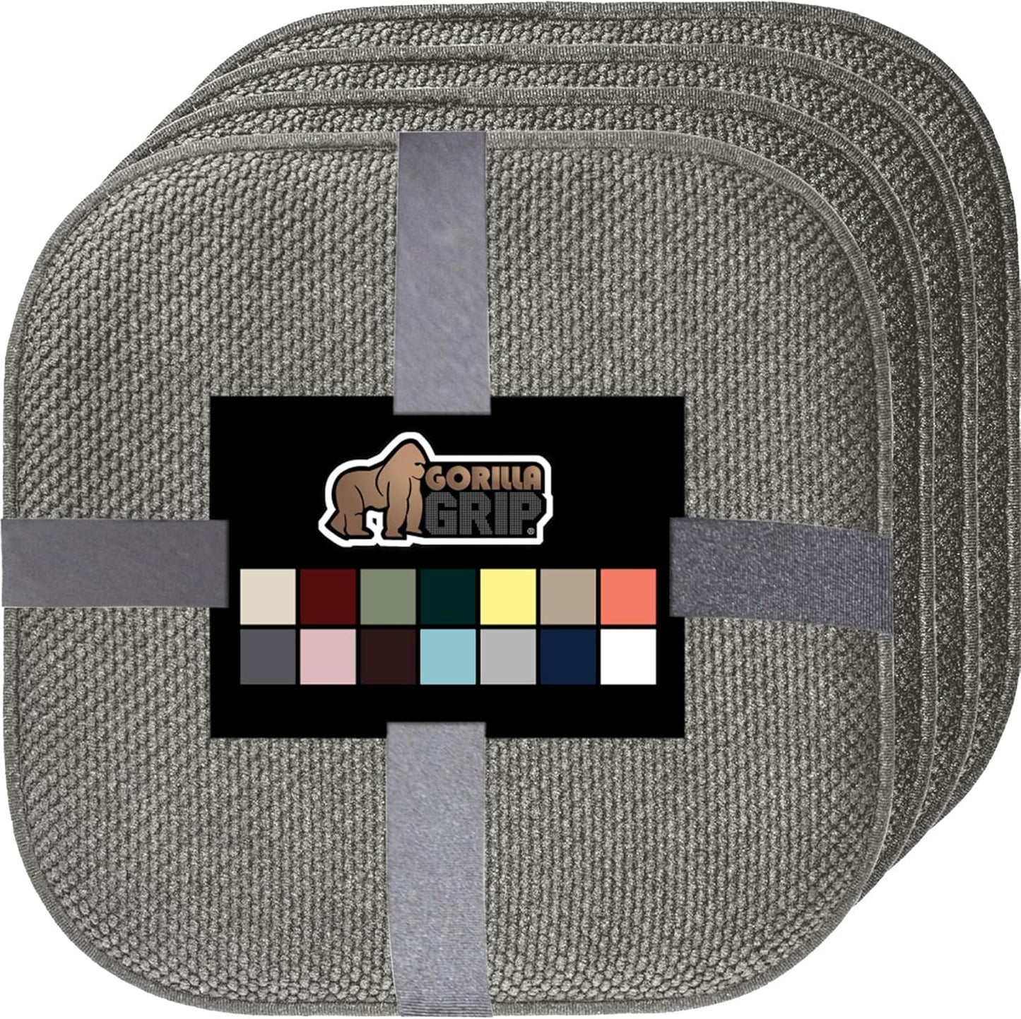 GORILLA GRIP Slip Resistant Chair Cushions for Ultimate Comfort