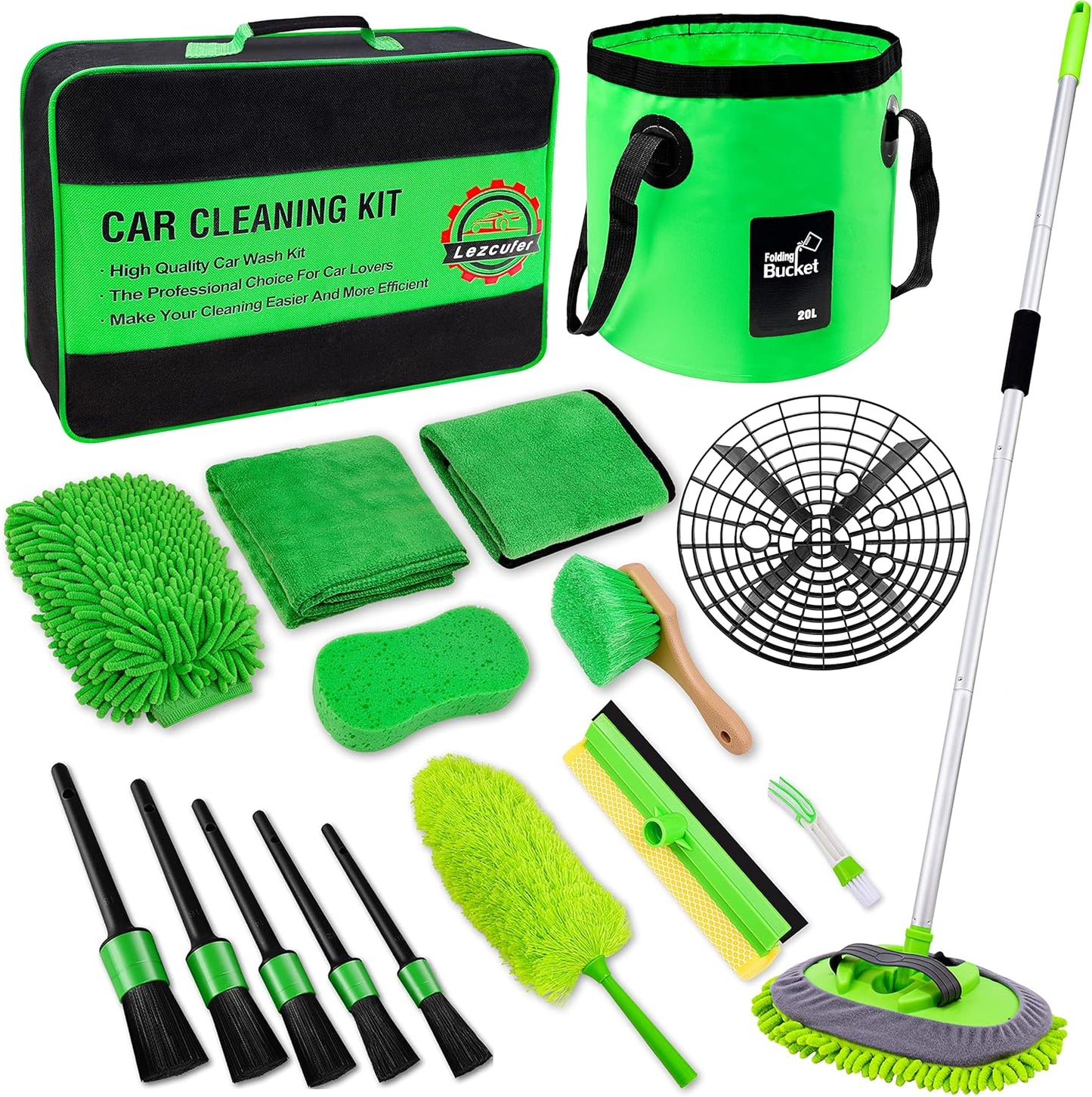 Ultimate Car Wash Kit by Lezcufer - Complete Care!