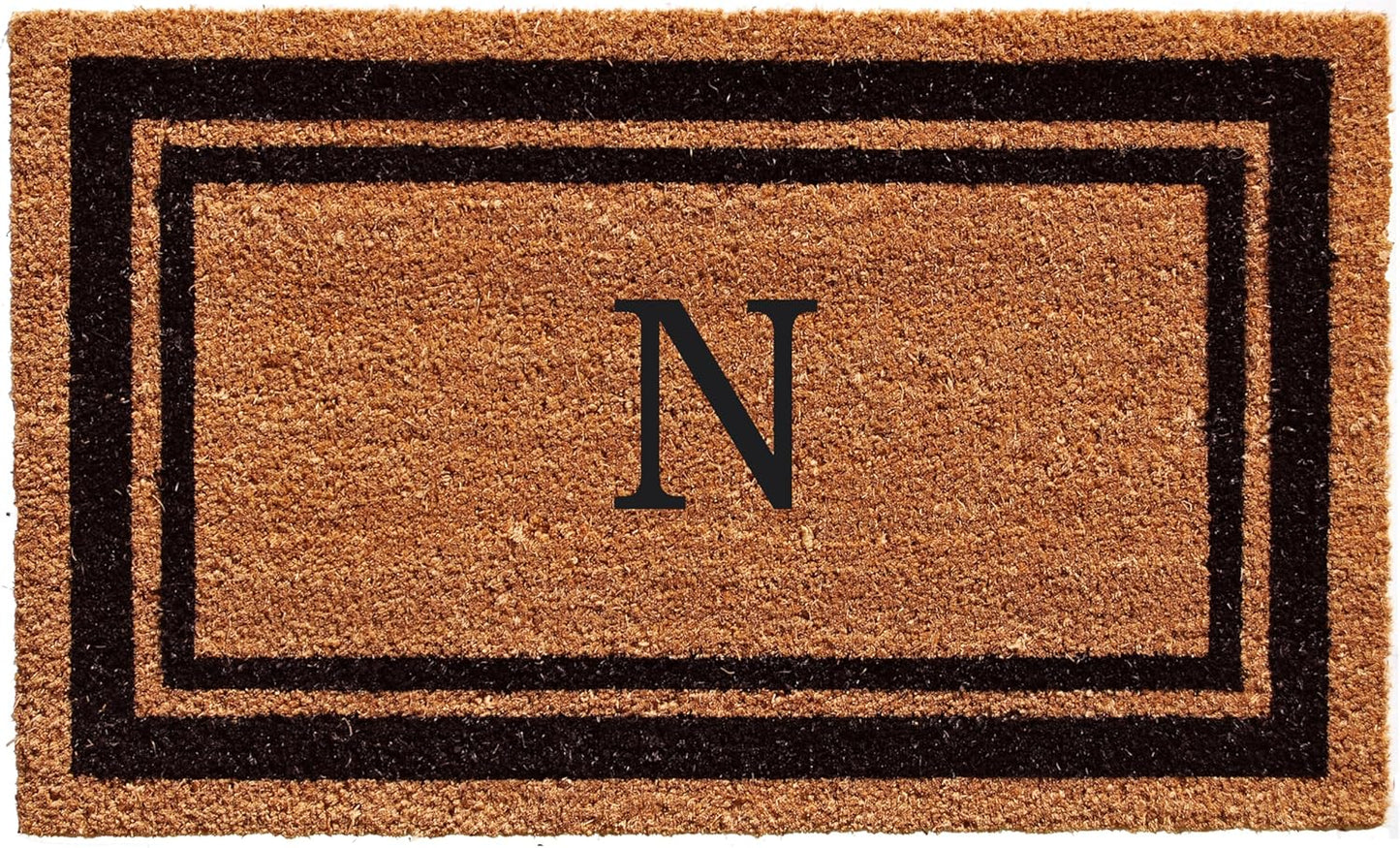 Calloway Mills Monogram Doormat Letter N - Durable & Stylish