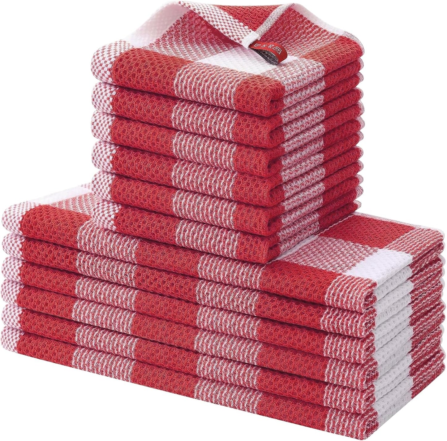 Homaxy Kitchen Towels Set of 12, Soft Cotton Dishcloths