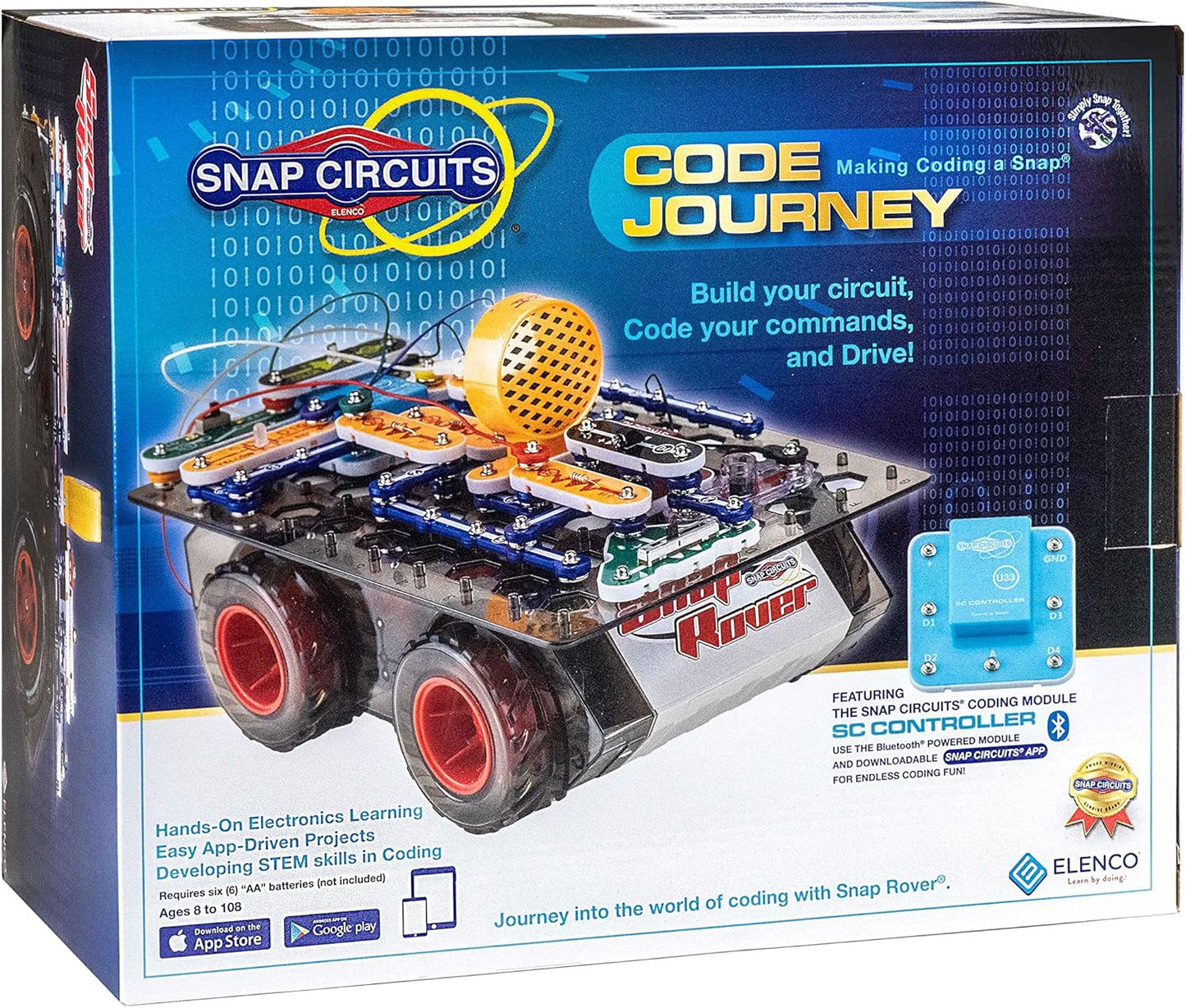 Snap Circuits Code Journey: Build, Code, and Drive Your Rover