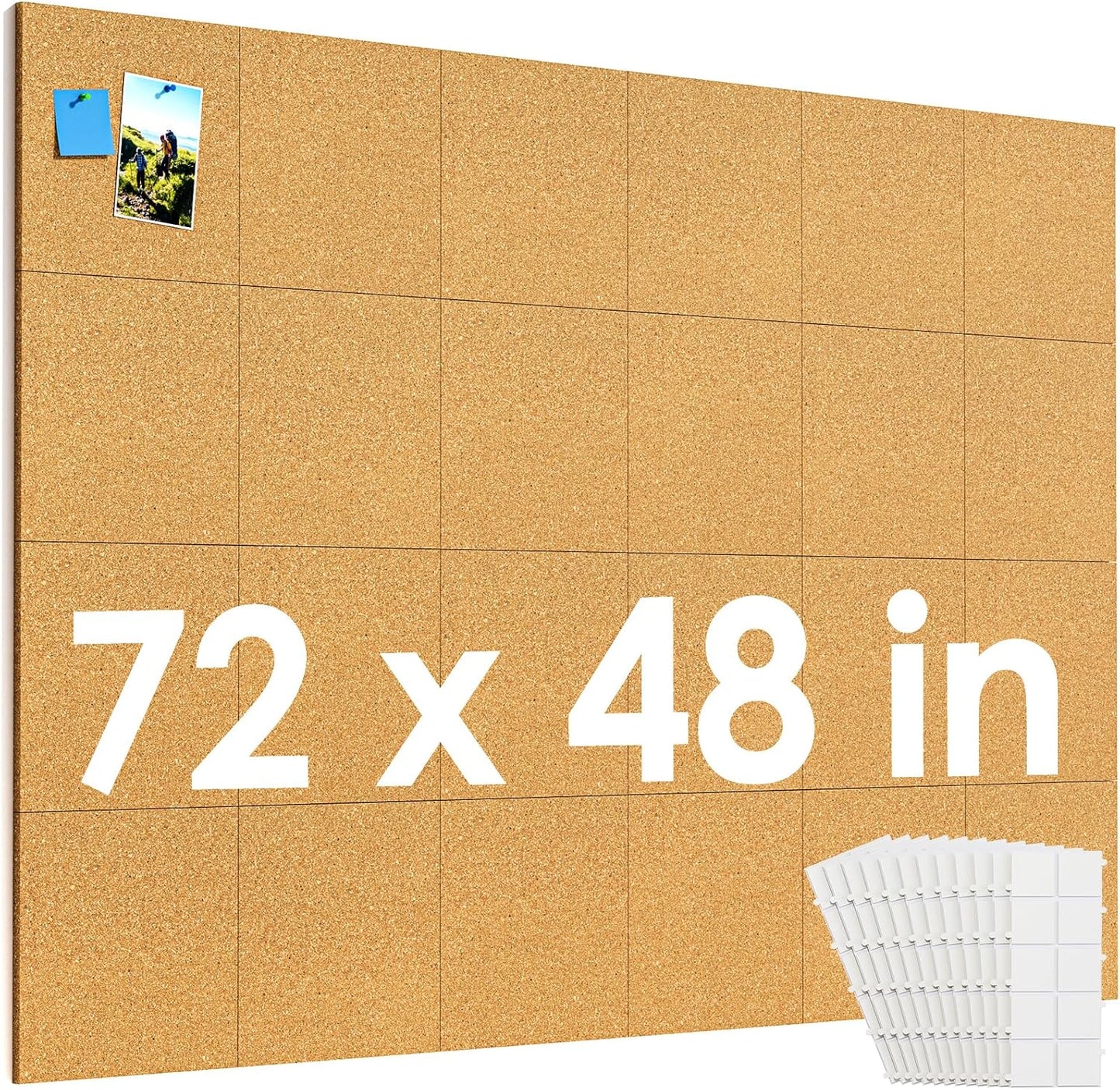 MaxGear 72x48 Large Cork Board for Wall - Perfect for Home Office