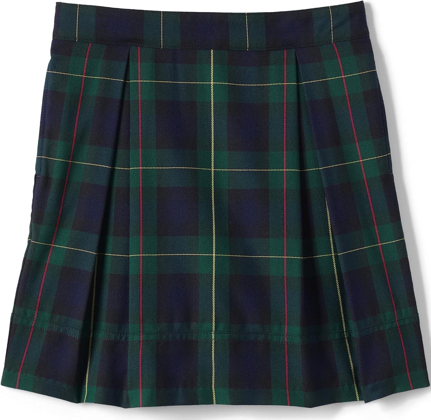 Lands' End Women's Plaid Pleated Skort for Stylish Comfort