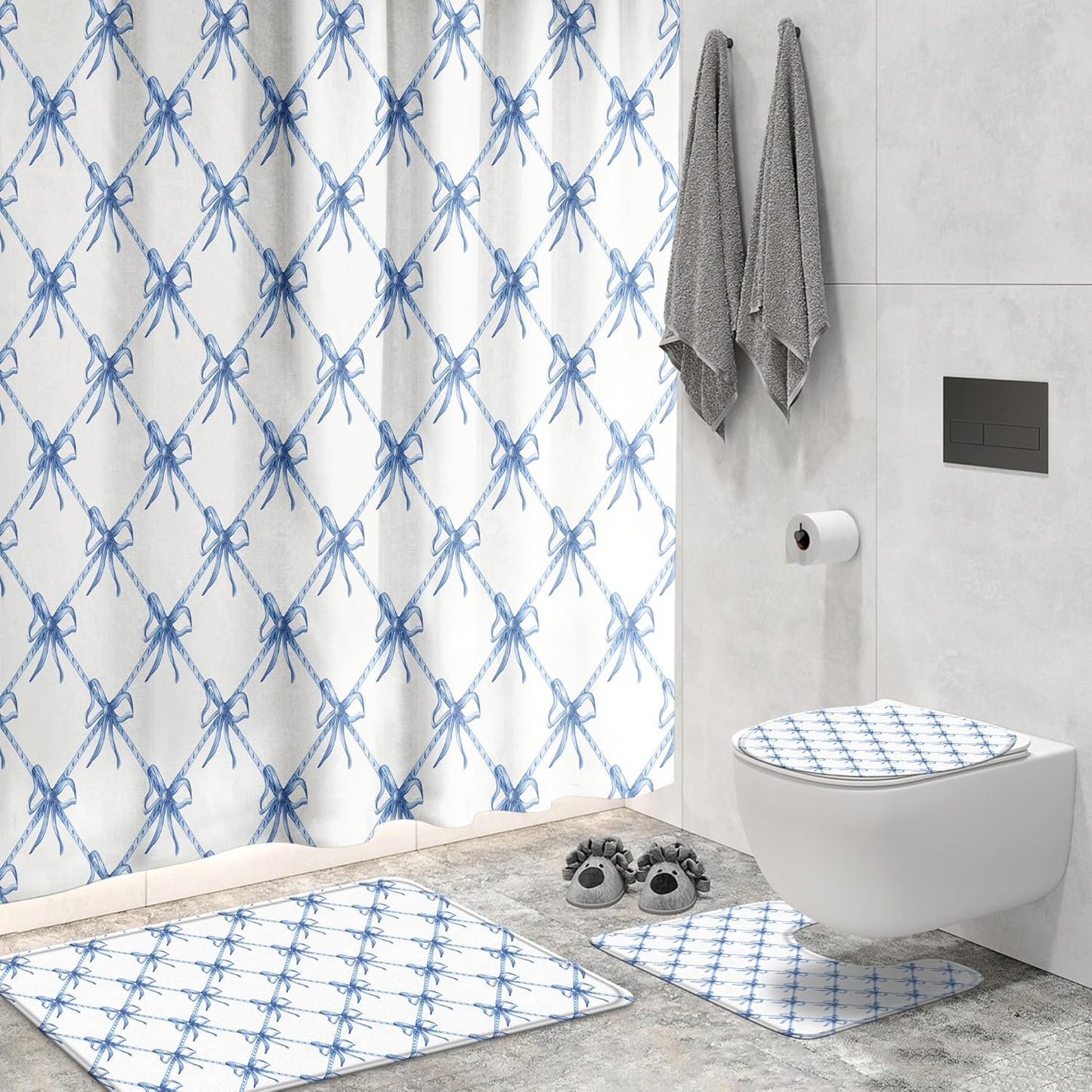 Princess Chic Bathroom Set with Mats & Accessories