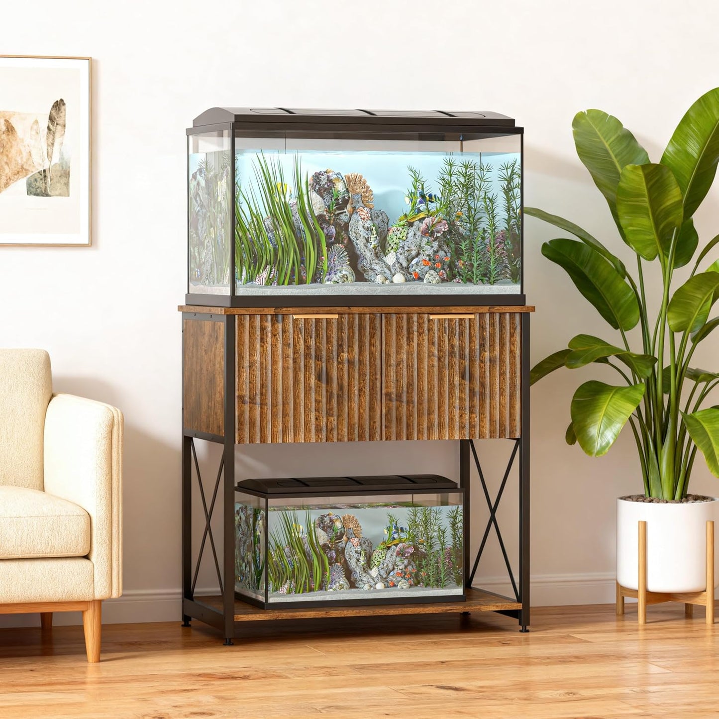 20-29 Gallon Fish Tank Stand for Stylish Home Aquariums