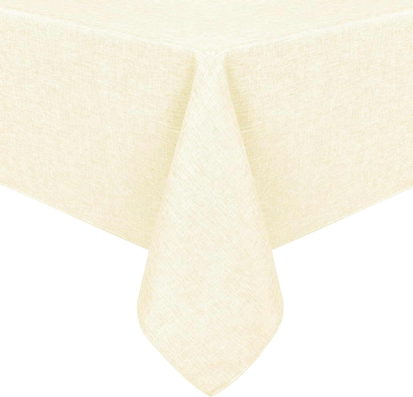 Hiasan Faux Linen Rectangle Tablecloth for Elegant Dining