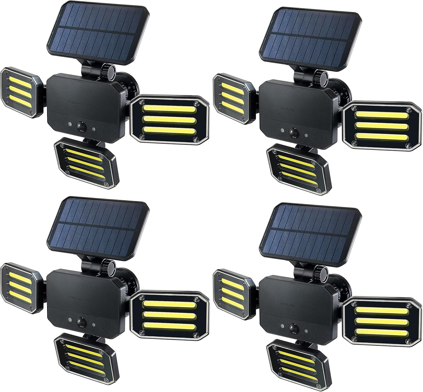 Bionic Floodlight Solar Light Outdoor Motion Sensor 3 Heads