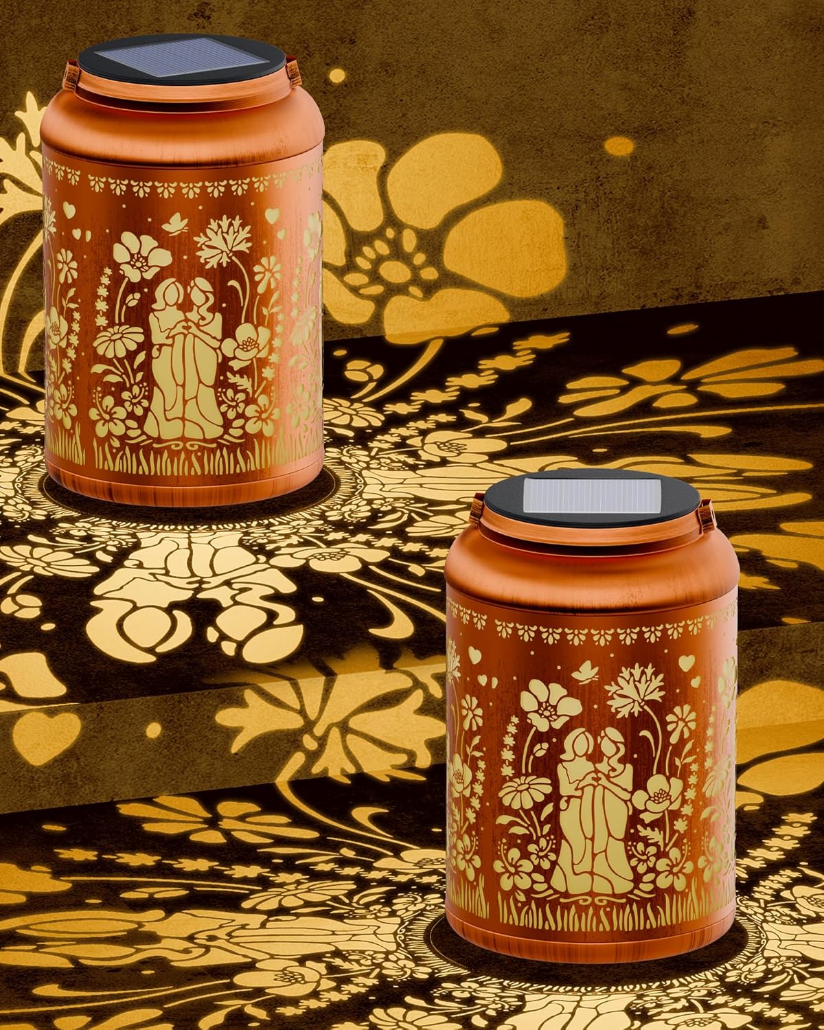 SEGXCL Solar Lanterns Outdoor Waterproof for Sister Gifts