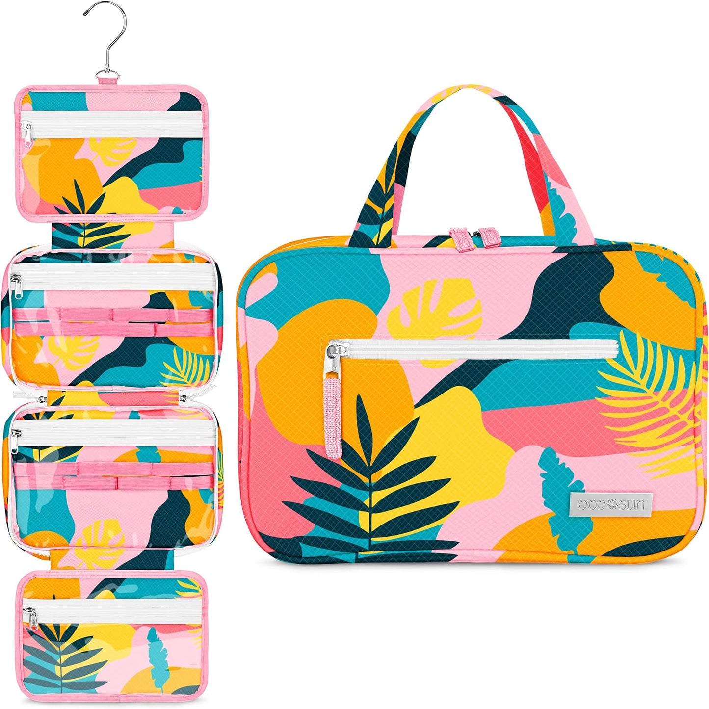 Hanging Travel Toiletry Bag for Organized Bathroom Essentials