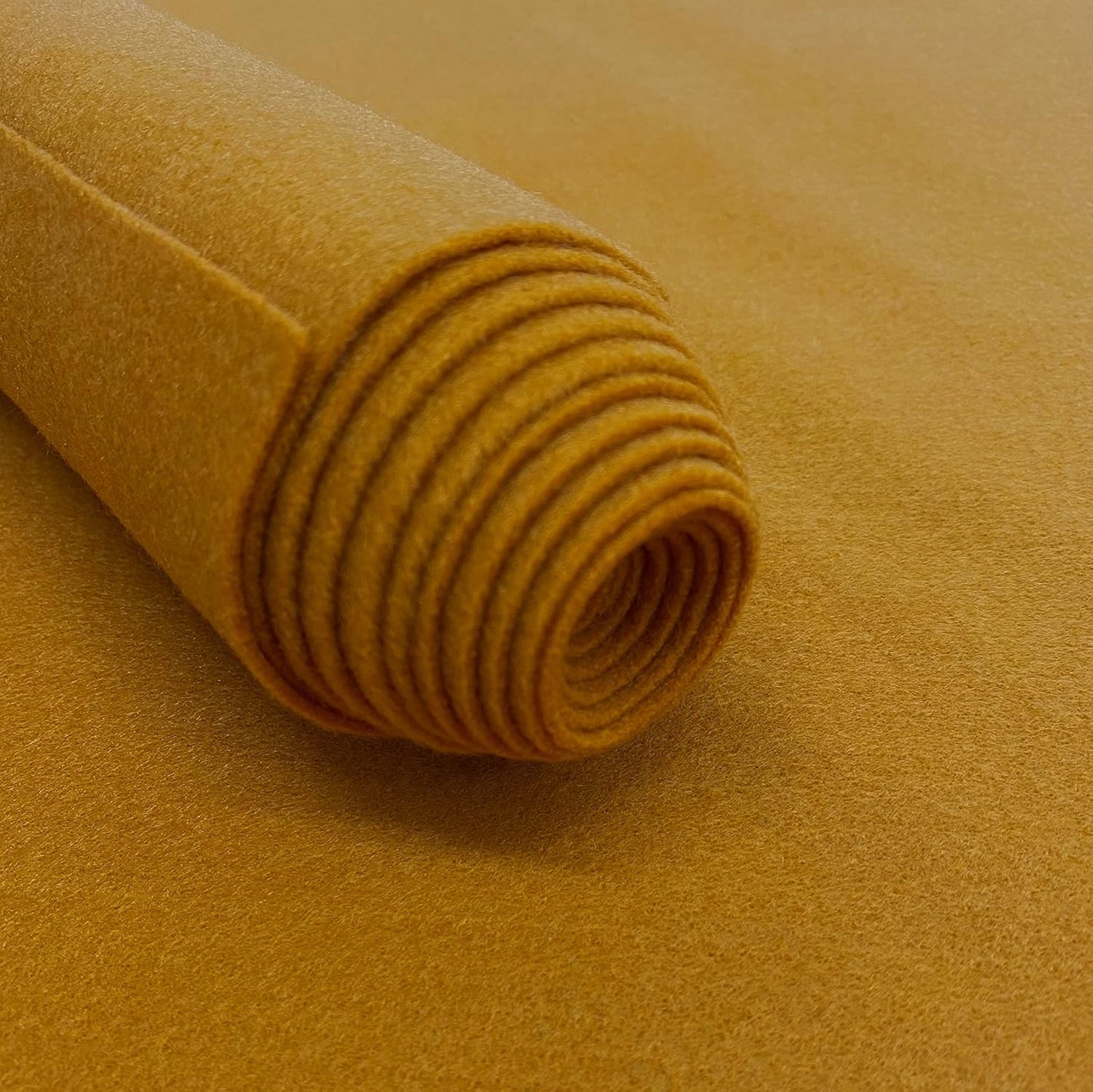 Acrylic Felt Fabric Mustard Gold 5 Yards for Crafting Projects