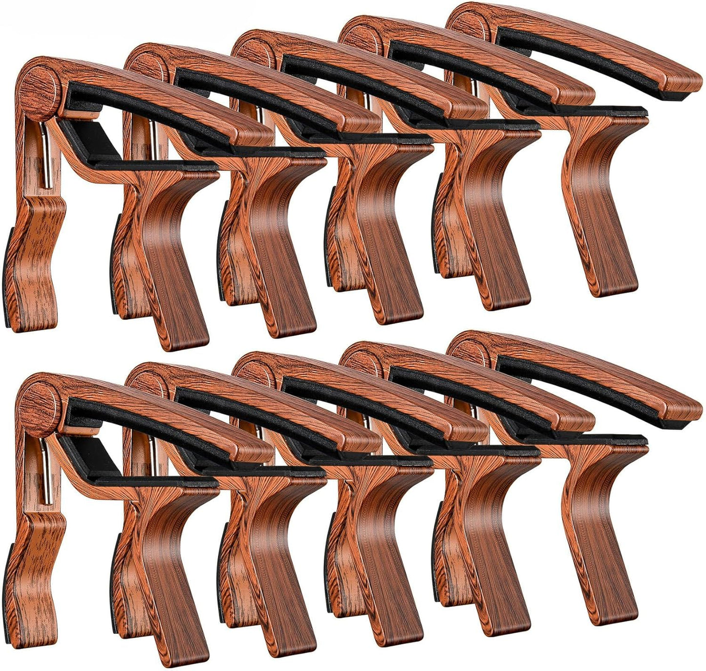 WOGOD Capo 10 Pack - Effortlessly Switch Capos for Acoustic & Electric Guitars