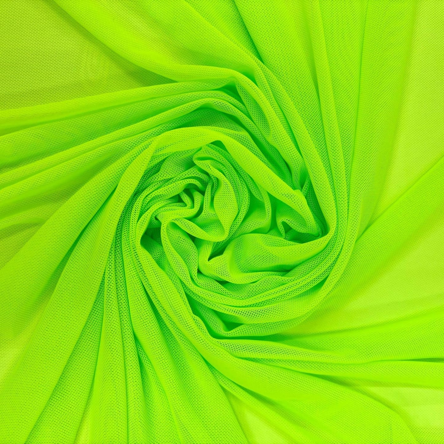 4-Way Stretch Power Mesh Fabric - Neon Green - 60in Wide