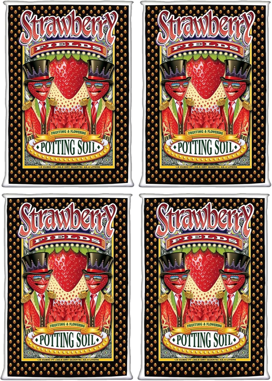 FoxFarm Strawberry Fields Potting Soil for Blooms and Fruits