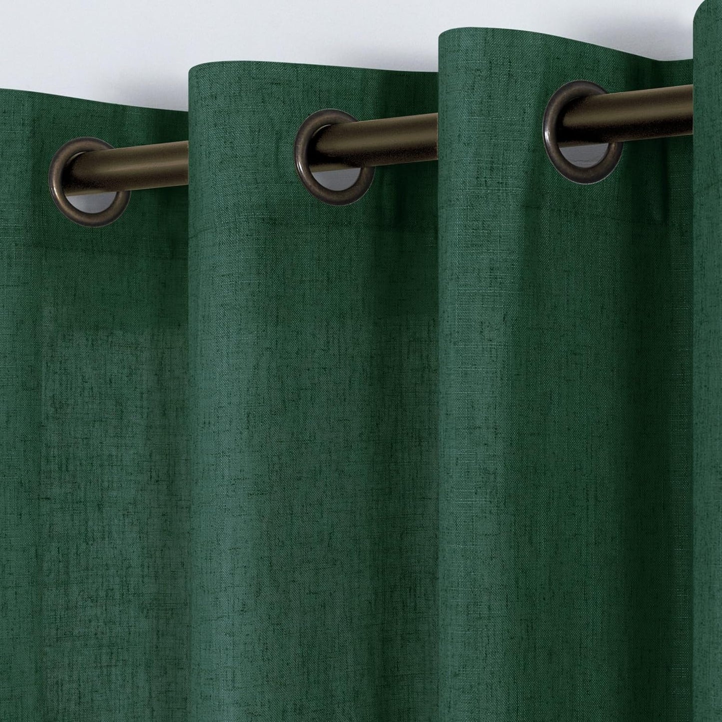 KOUFALL Emerlad Green Curtains 96 Inches Long for Modern Decor
